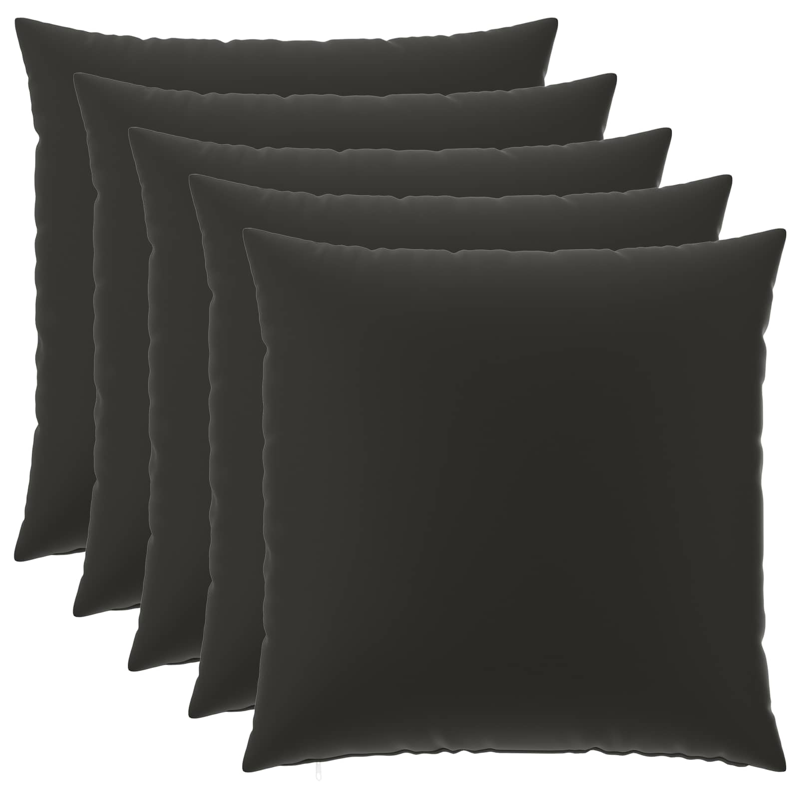 Kussensloop 6 pcs HEERLEN Zwart 65 x 65 cm Polyester image 1