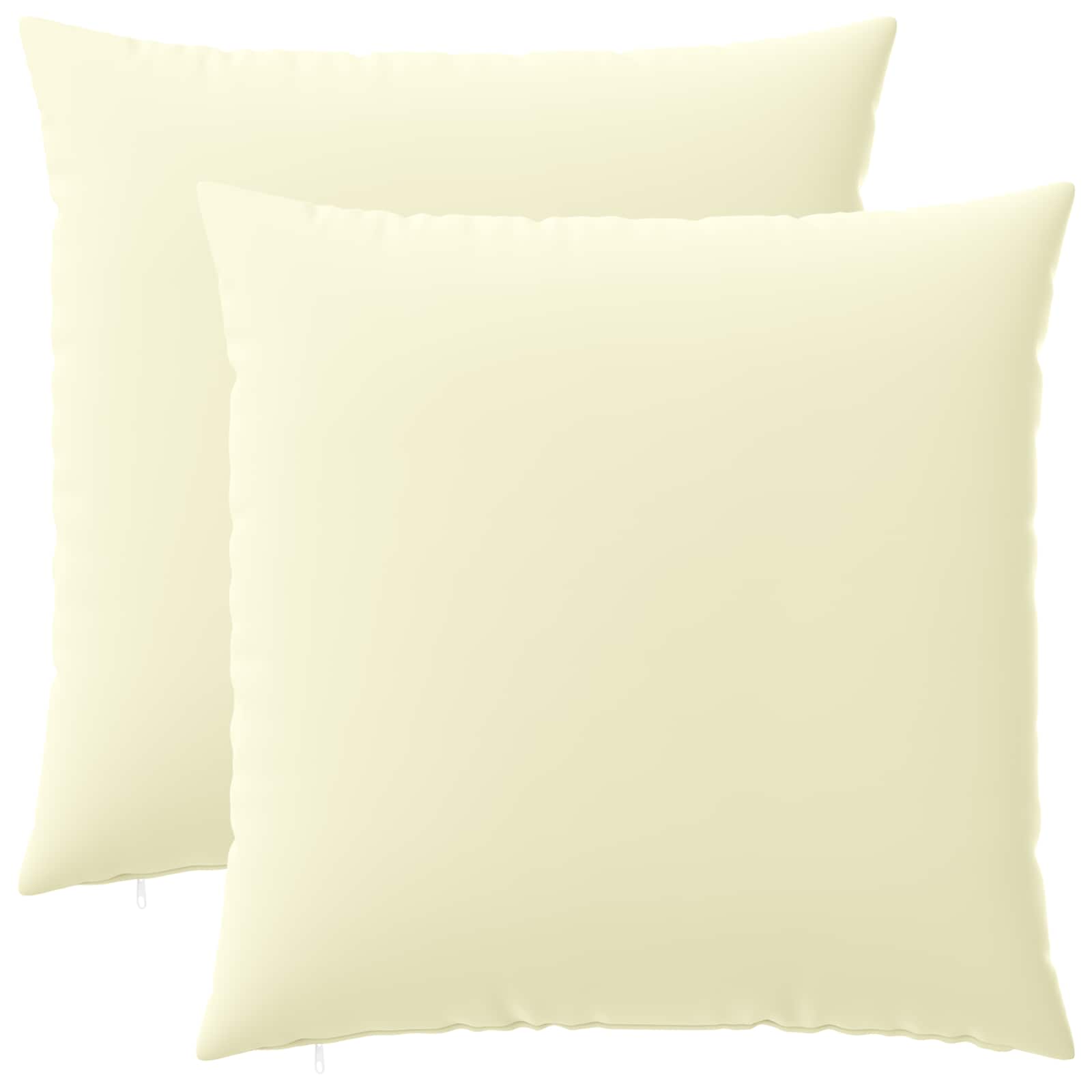 Kussensloop 2 pcs HEERLEN Crèmekleurig 65 x 65 cm Polyester image 1