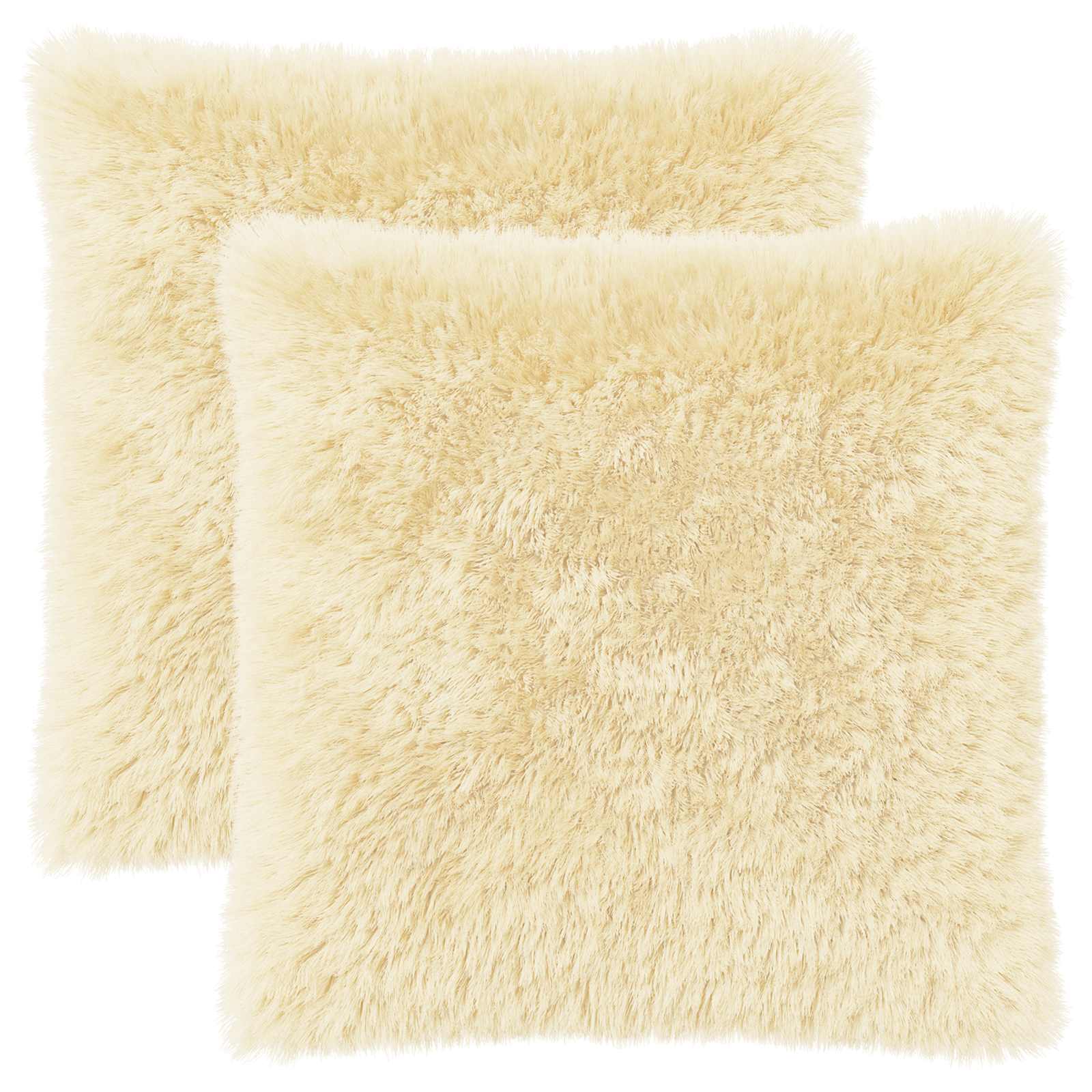 Kussensloop 2 pcs HEERLEN Crèmekleurig 65 x 65 cm PV Fleece image 1