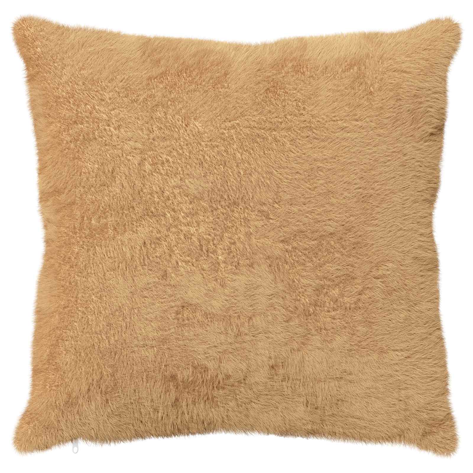 Kussensloop 6 st HEERLEN Taupe 65 x 65 cm Nep Konijnenbont image 2
