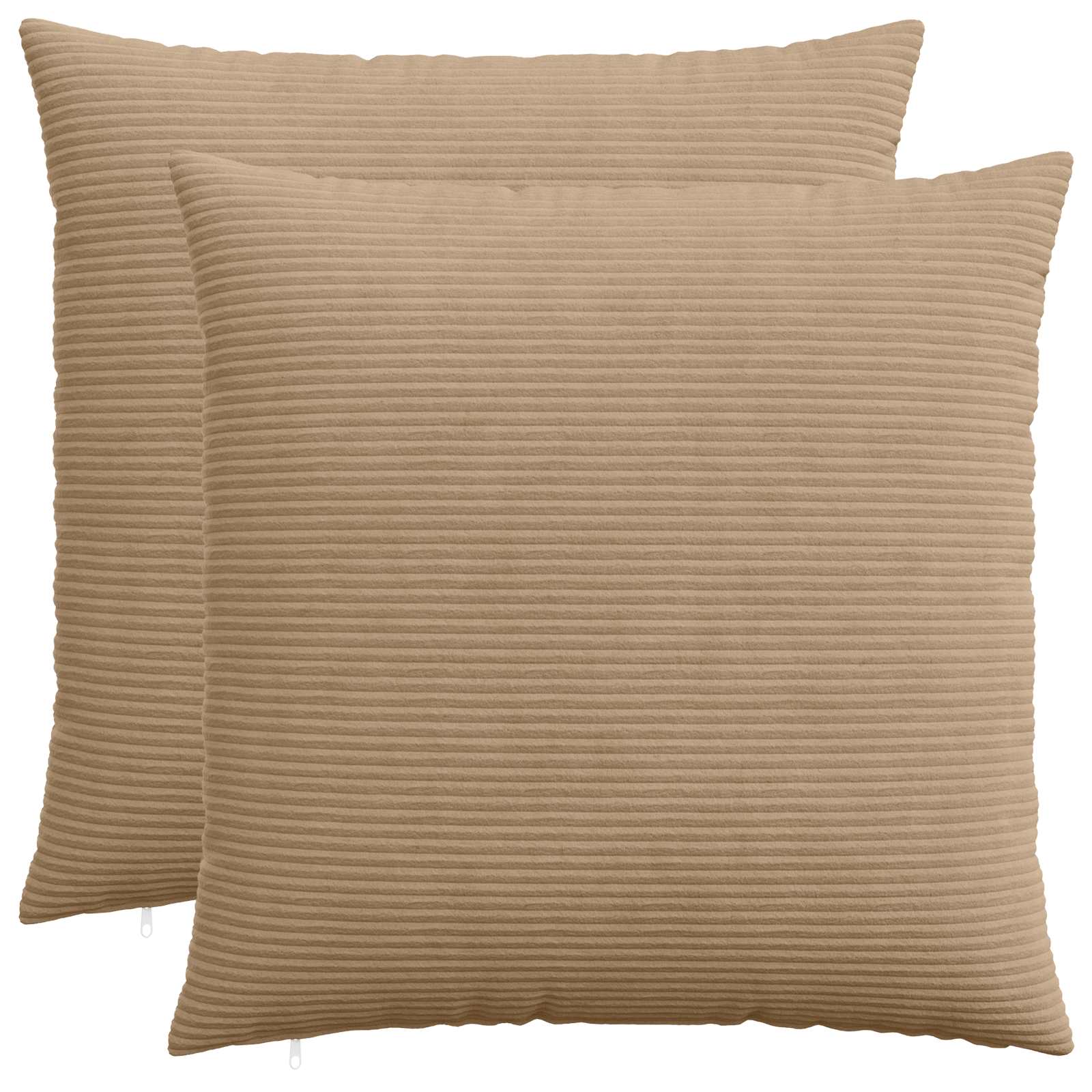 Kussensloop 2 pcs HEERLEN Bruin 70 x 70 cm corduroy image 1