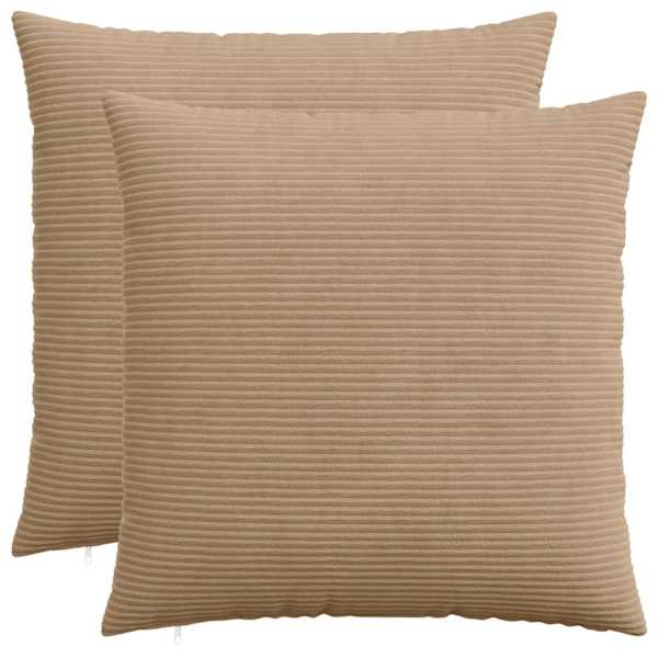 vidaXL Diivanipadi 2 pcs HEERLEN Pruun 70 x 70 cm manchester