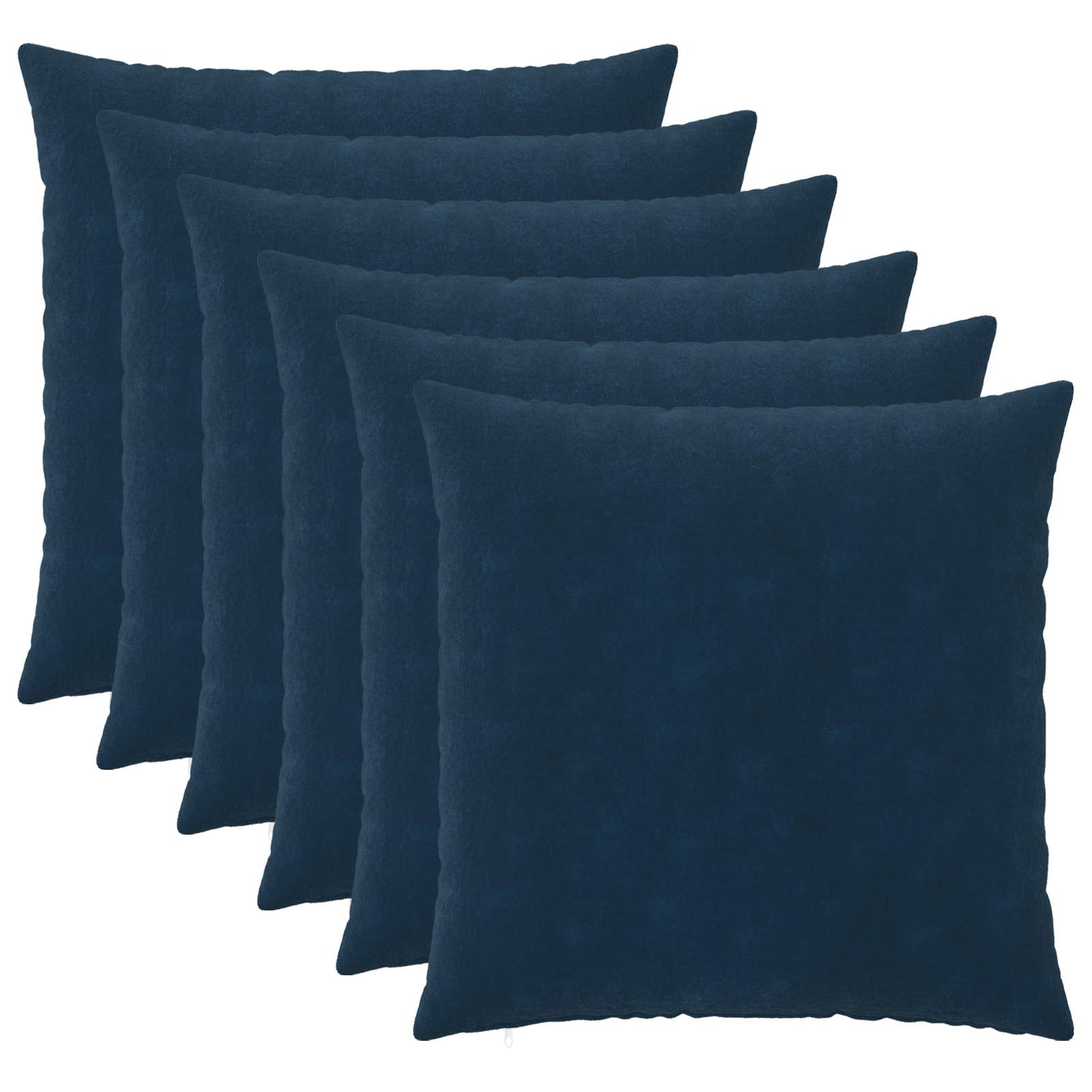 vidaXL Povlak na polštář 6 pcs HEERLEN Modrá 70 x 70 cm