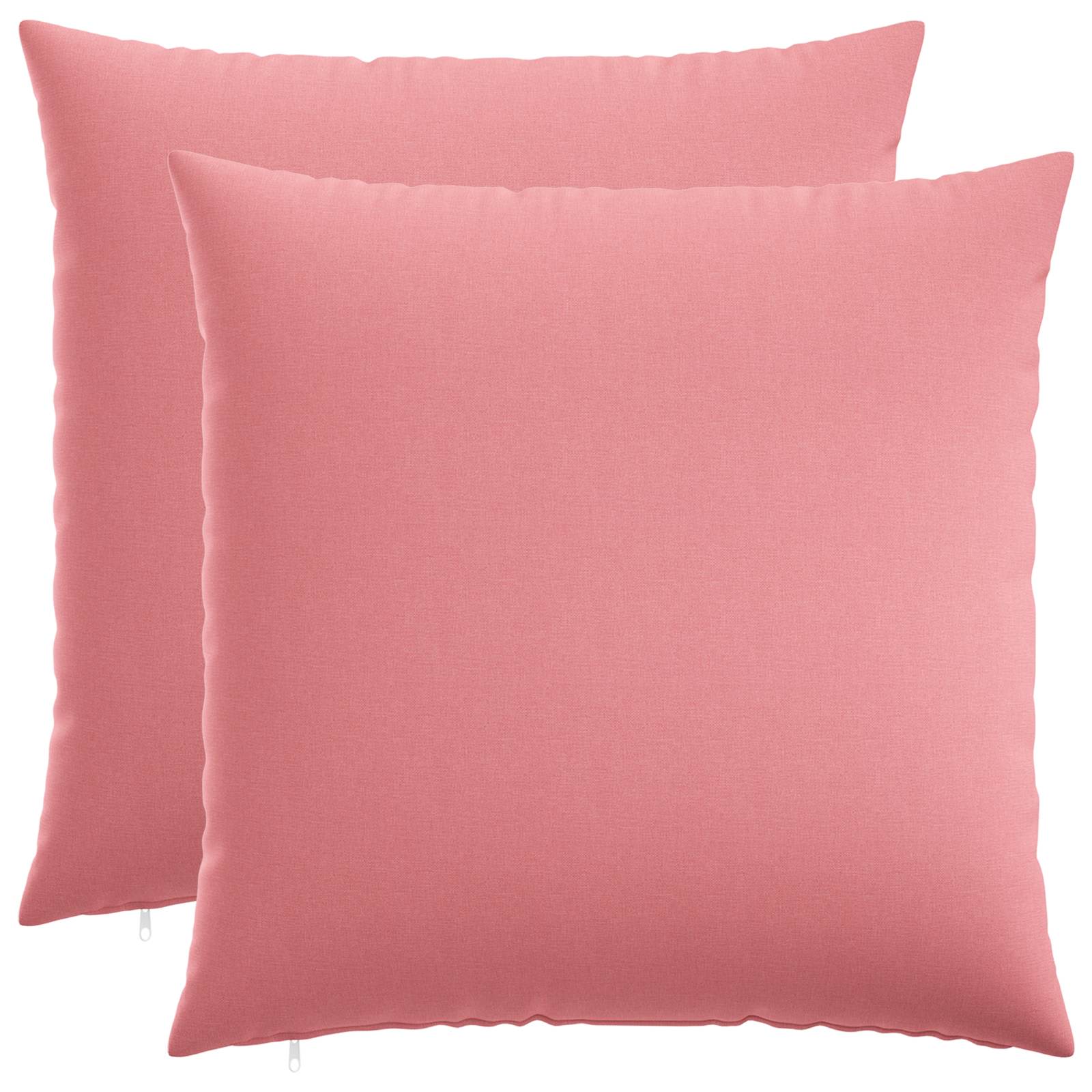 vidaXL Povlak na polštář 2 ks HEERLEN Růžová 80 x 80 cm Textil