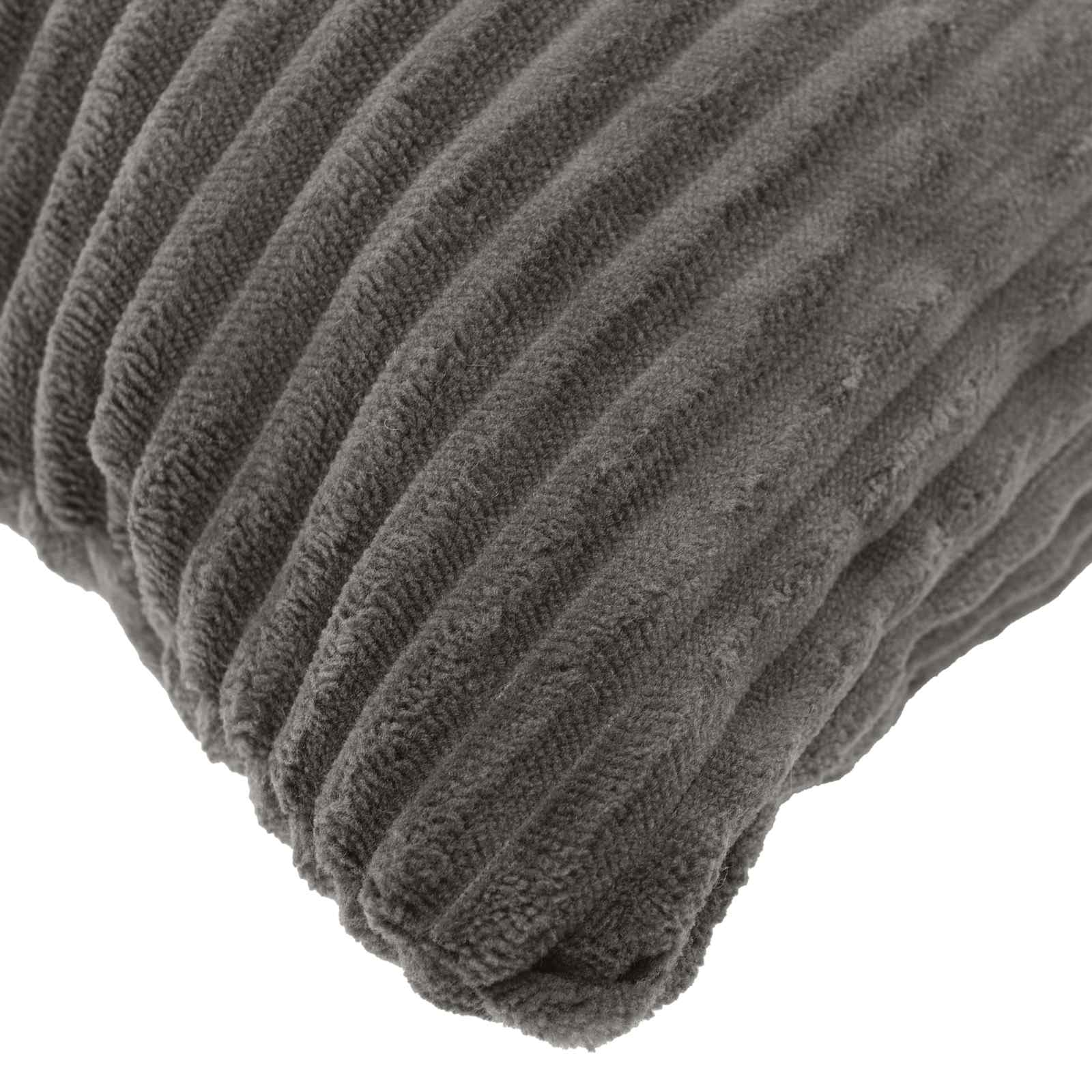 Kussensloop 2 pcs HEERLEN Donkergrijs 80 x 80 cm corduroy image 4