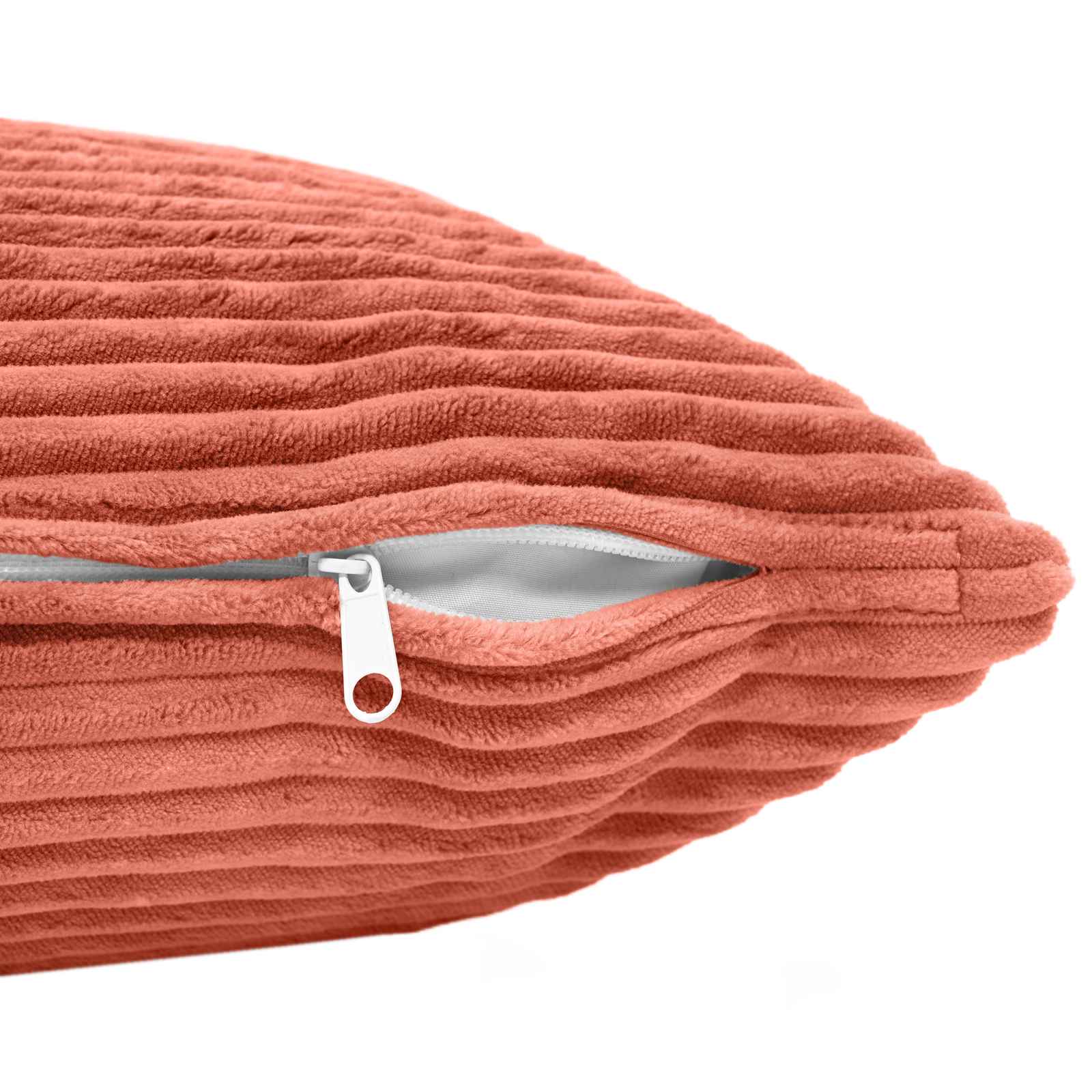 Kussensloop 2 pcs HEERLEN Rood-oranje 80 x 80 cm corduroy image 5