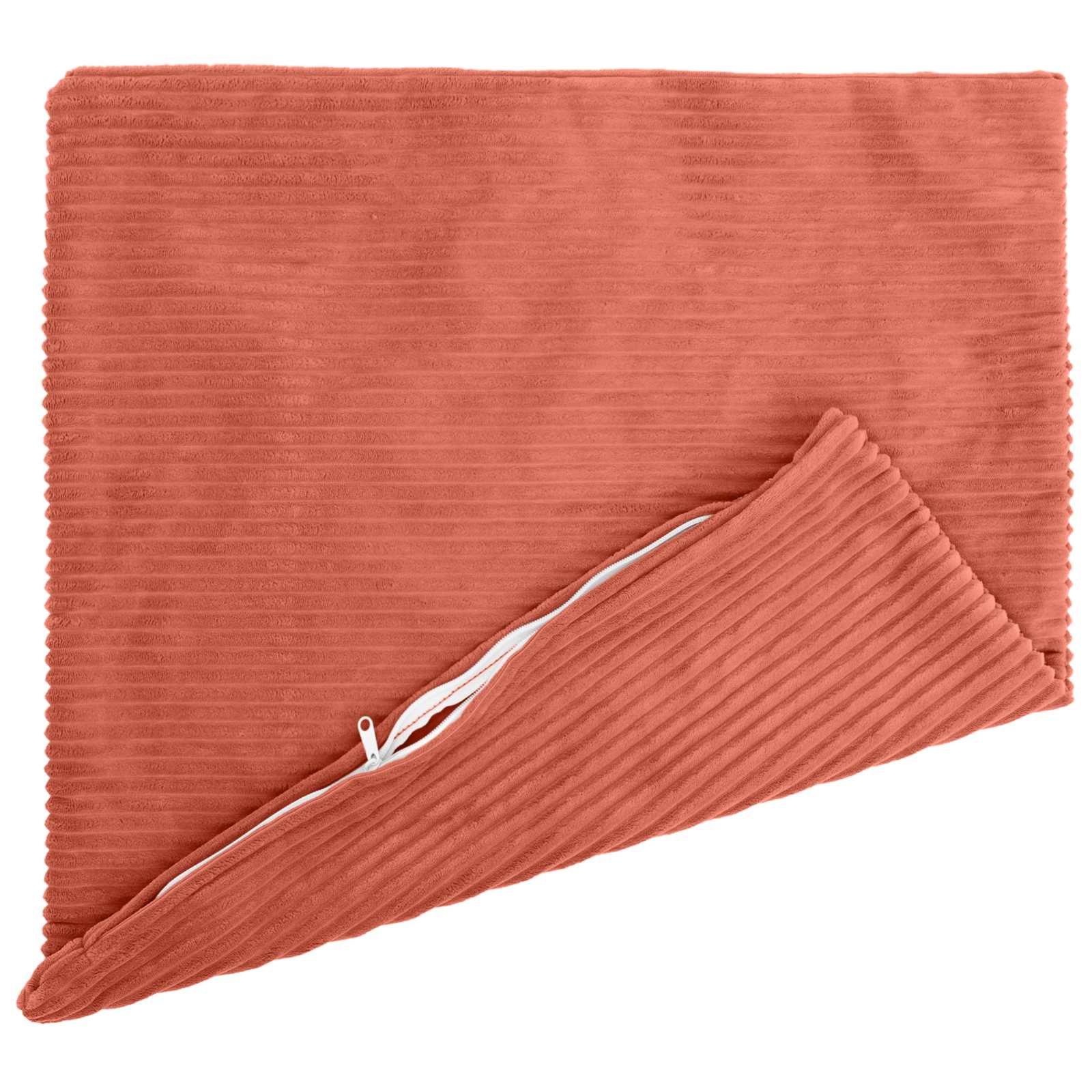 Kussensloop 2 pcs HEERLEN Rood-oranje 80 x 80 cm corduroy image 3