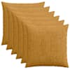 vidaXL Diivanipadi 6 pcs HEERLEN Kollane 80 x 80 cm manchester