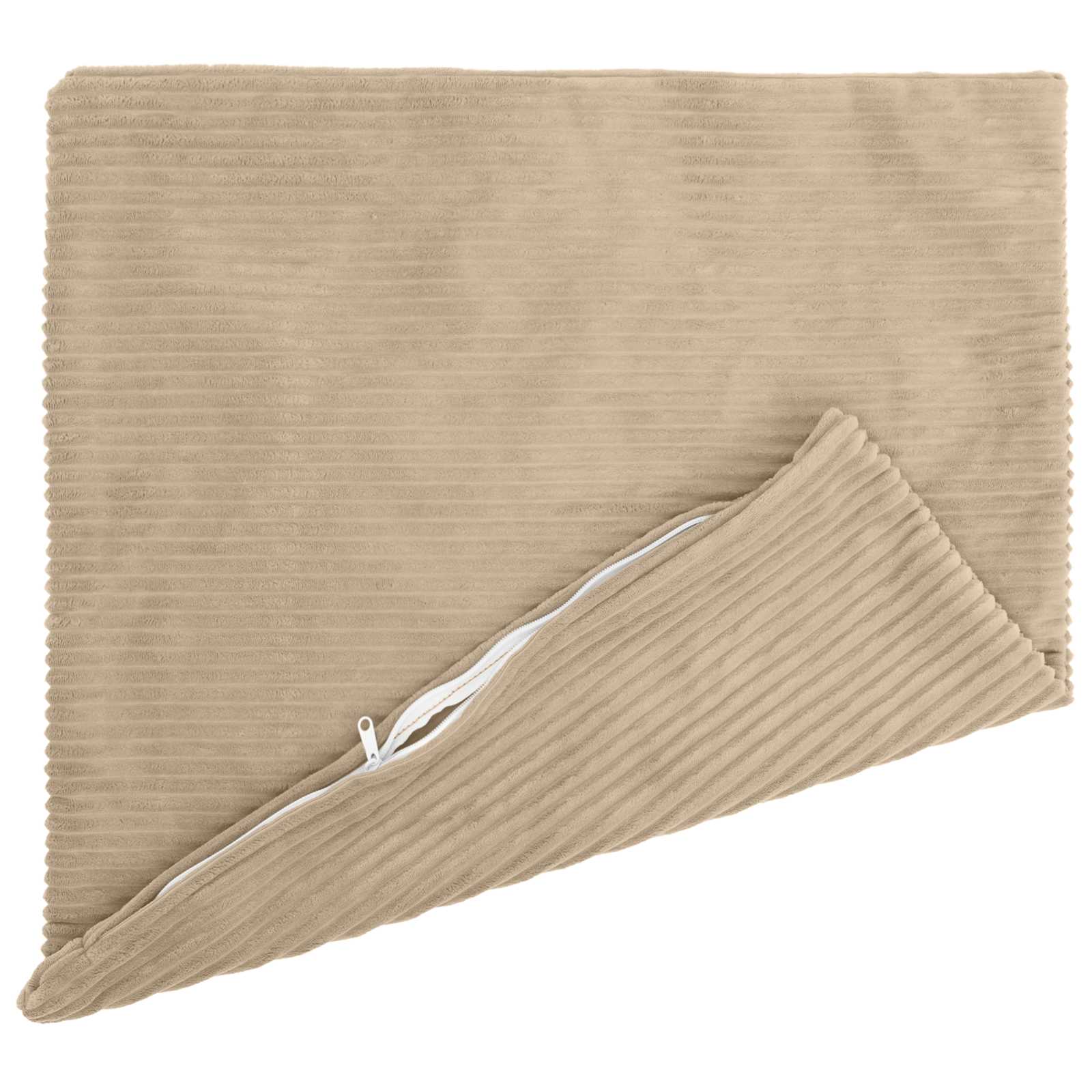 Kussensloop 6 pcs HEERLEN Taupe 80 x 80 cm corduroy image 3