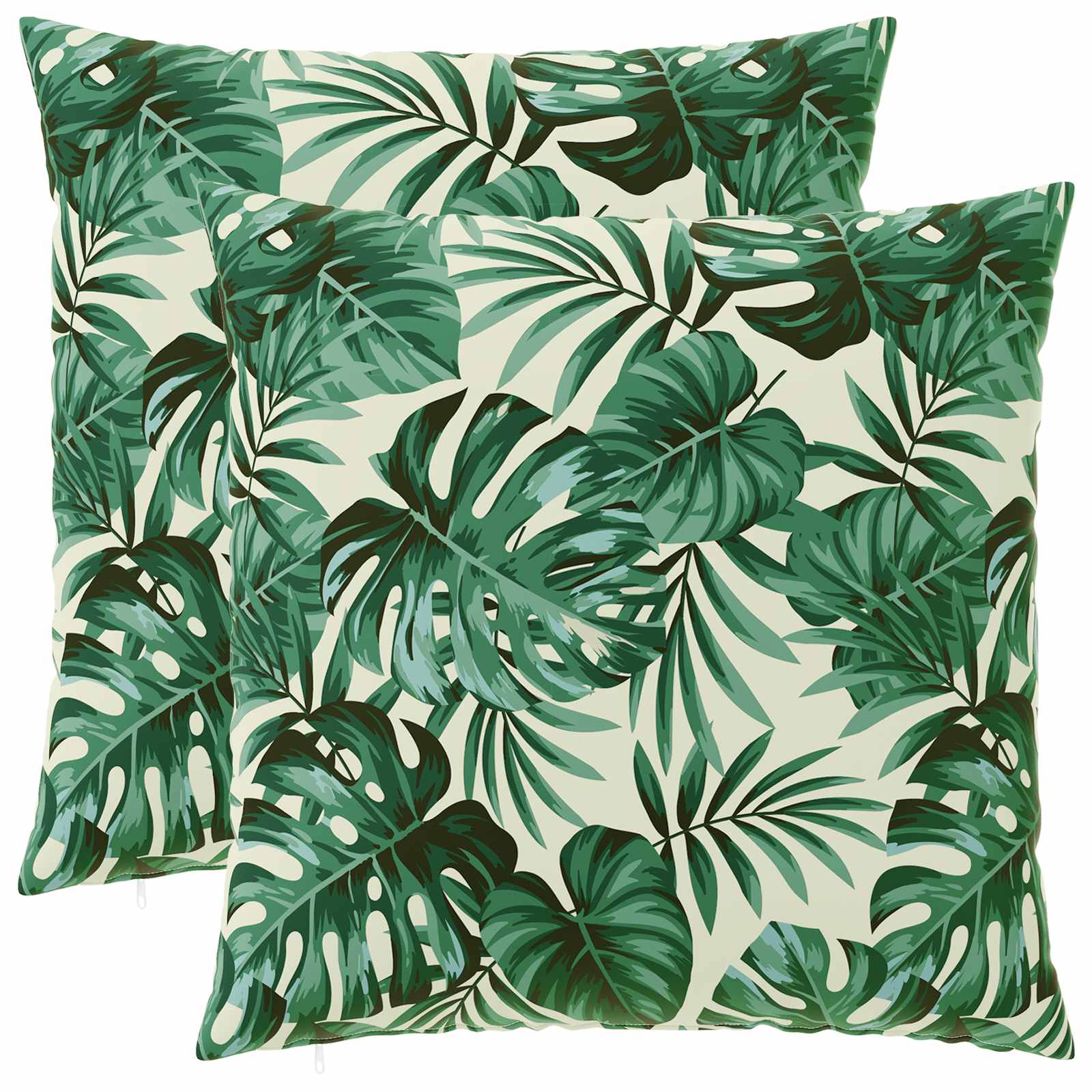 Kussensloop 2 pcs HEERLEN Bladpatroon 80 x 80 cm Polyester image 1