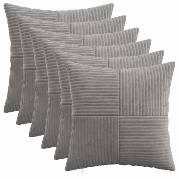 vidaXL Diivanipadi 6 pcs ALMELO Helehall 30 x 30 cm manchester