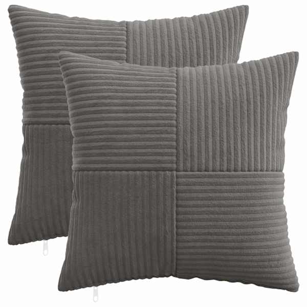 vidaXL Diivanipadi 2 pcs ALMELO Tumehall 30 x 30 cm manchester