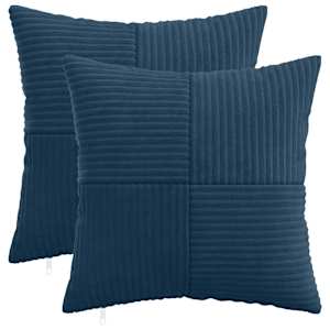 vidaXL Diivanipadi 2 pcs ALMELO Tumesinine 30 x 30 cm manchester