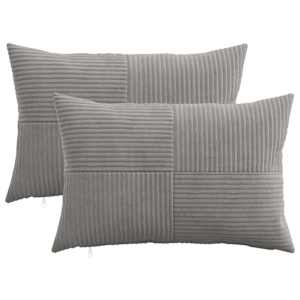 vidaXL Diivanipadi 2 tk ALMELO Helehall 30 x 50 cm manchester