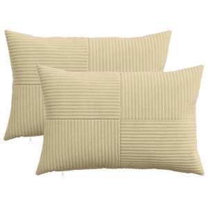 vidaXL Diivanipadi 2 pcs ALMELO Hall roheline 30 x 50 cm manchester