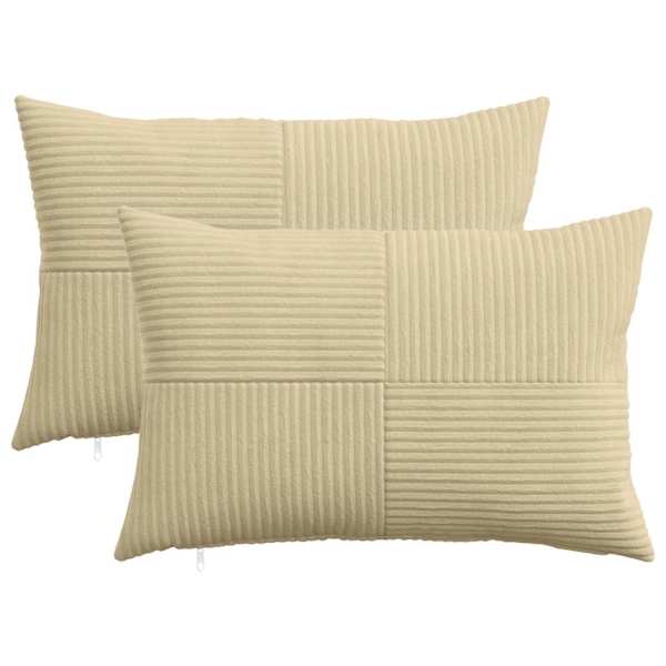 vidaXL Diivanipadi 2 pcs ALMELO Hall roheline 30 x 50 cm manchester