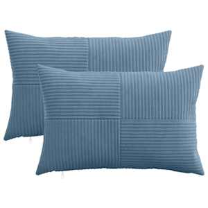 vidaXL Diivanipadi 2 pcs ALMELO Sinine 30 x 50 cm manchester