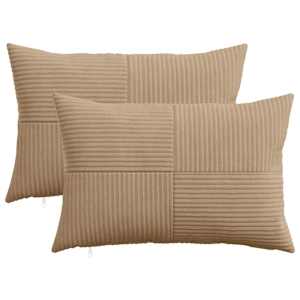 vidaXL Diivanipadi 2 pcs ALMELO Pruun 30 x 50 cm manchester