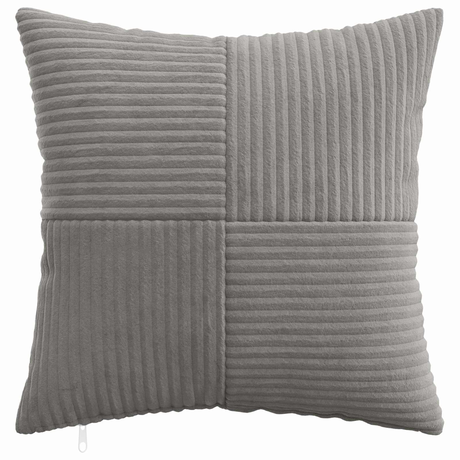 Kussensloop 6 pcs ALMELO Lichtgrijs 40 x 40 cm corduroy image 2