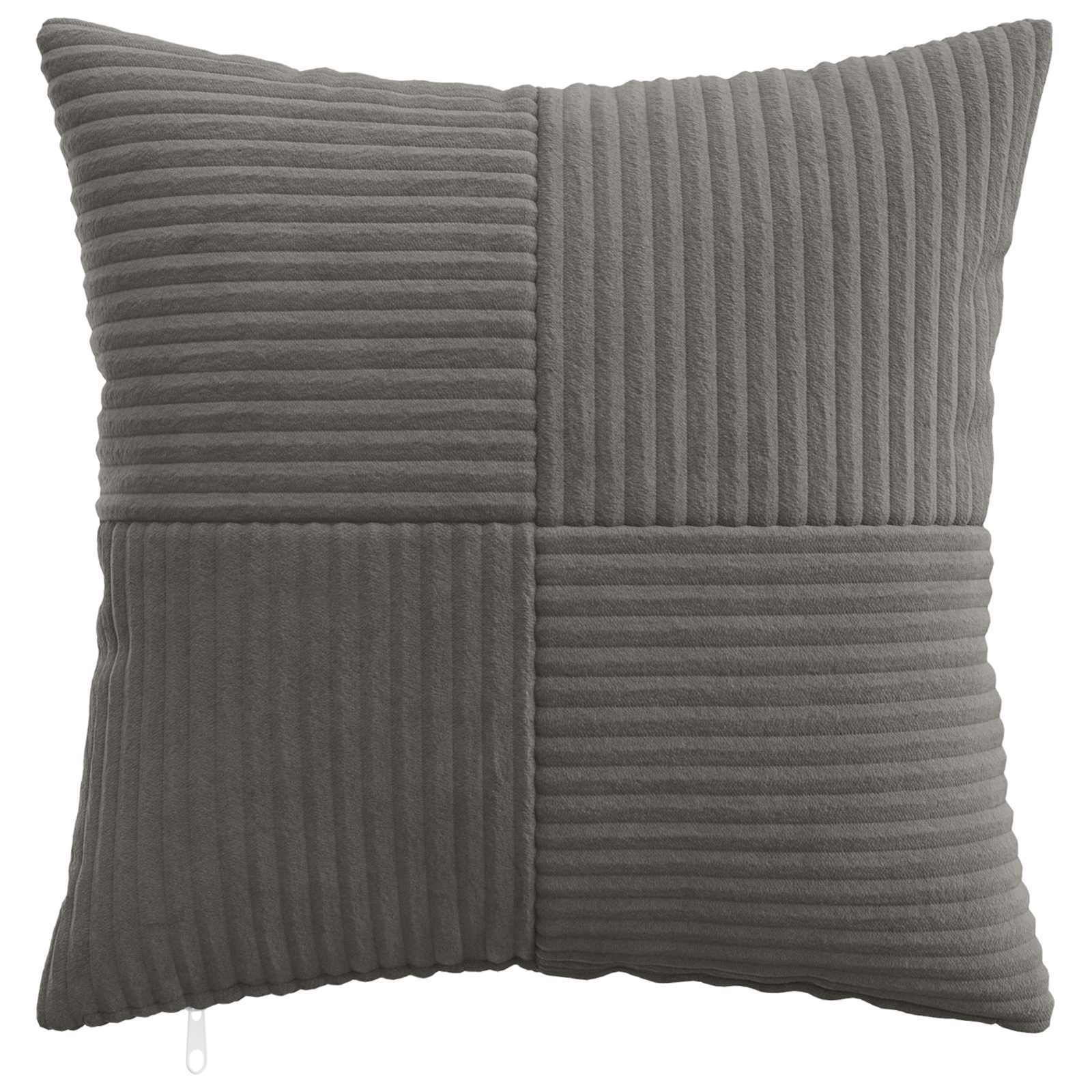 Kussensloop 6 pcs ALMELO Donkergrijs 40 x 40 cm corduroy image 2