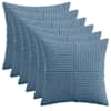 vidaXL Diivanipadi 6 tk ALMELO Sinine 40 x 40 cm manchester