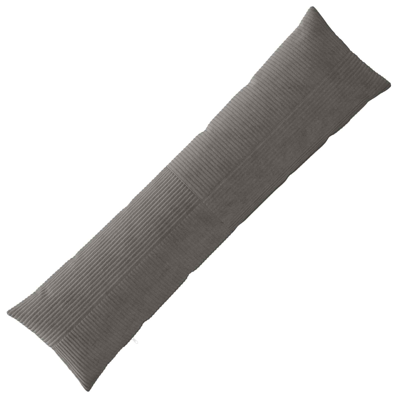 vidaXL Poťah na podložku ALMELO Tmavosivá 40 x 145 cm manšestr