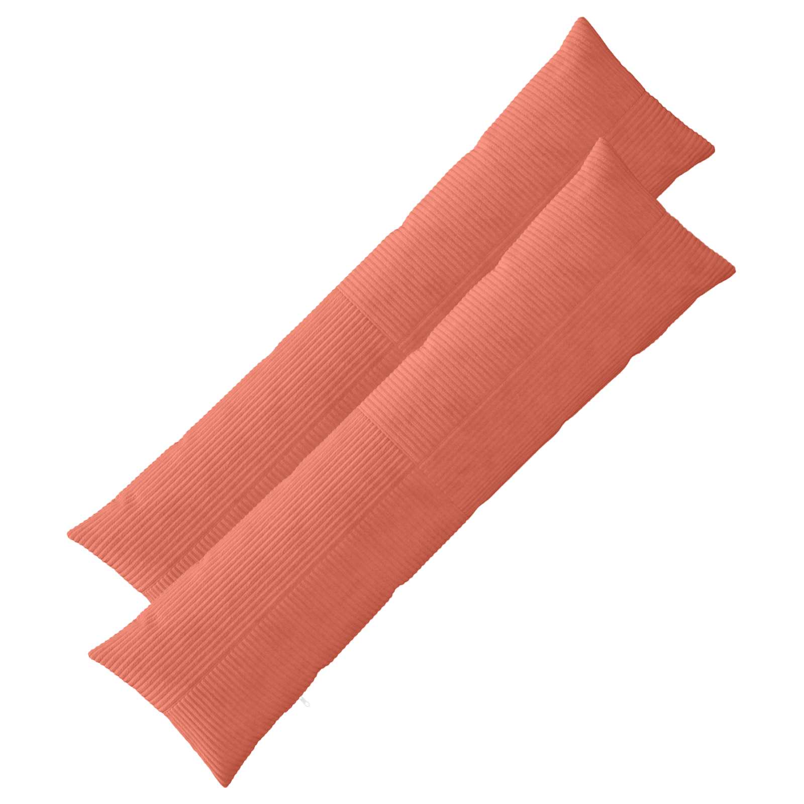 Kussensloop 2 pcs ALMELO Rood-oranje 40 x 145 cm corduroy image 1