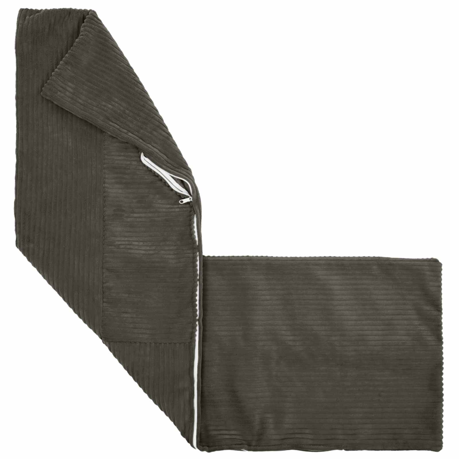 Kussensloop 2 pcs ALMELO Antracietkleurig 40 x 145 cm corduroy image 3