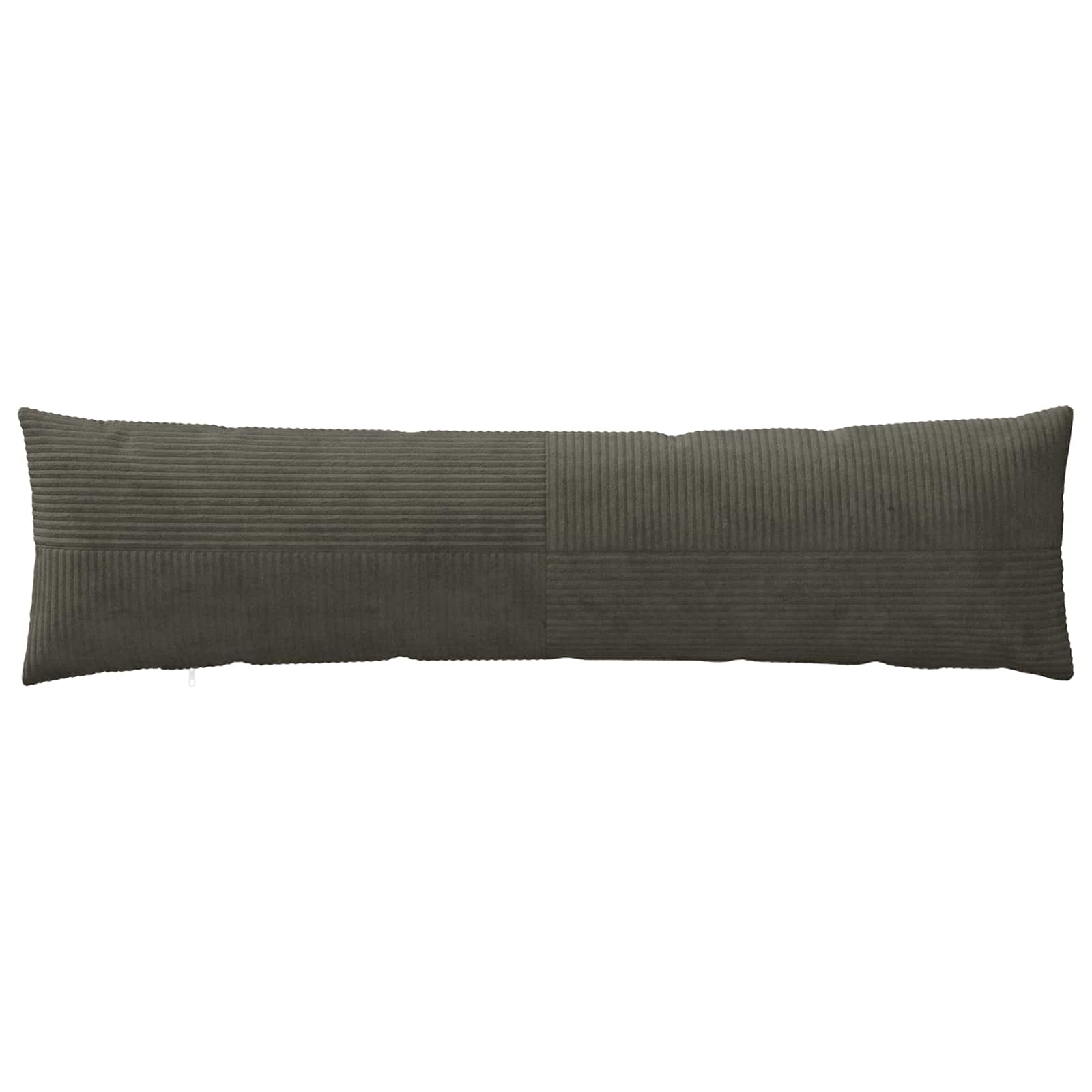 Kussensloop 2 pcs ALMELO Antracietkleurig 40 x 145 cm corduroy image 2