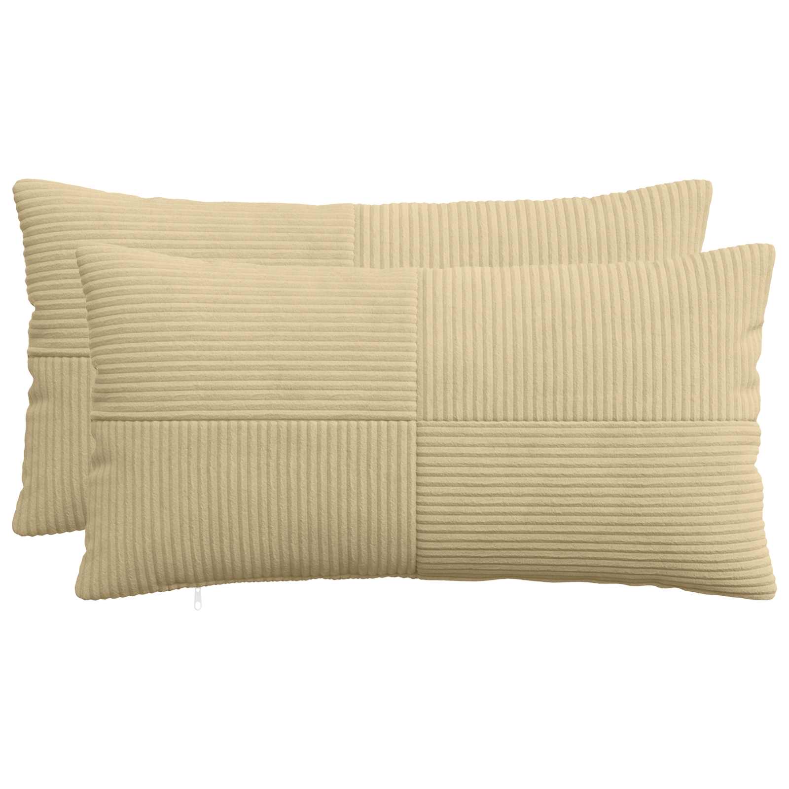 Kussensloop 2 pcs ALMELO Grijs groen 40 x 70 cm corduroy image 1
