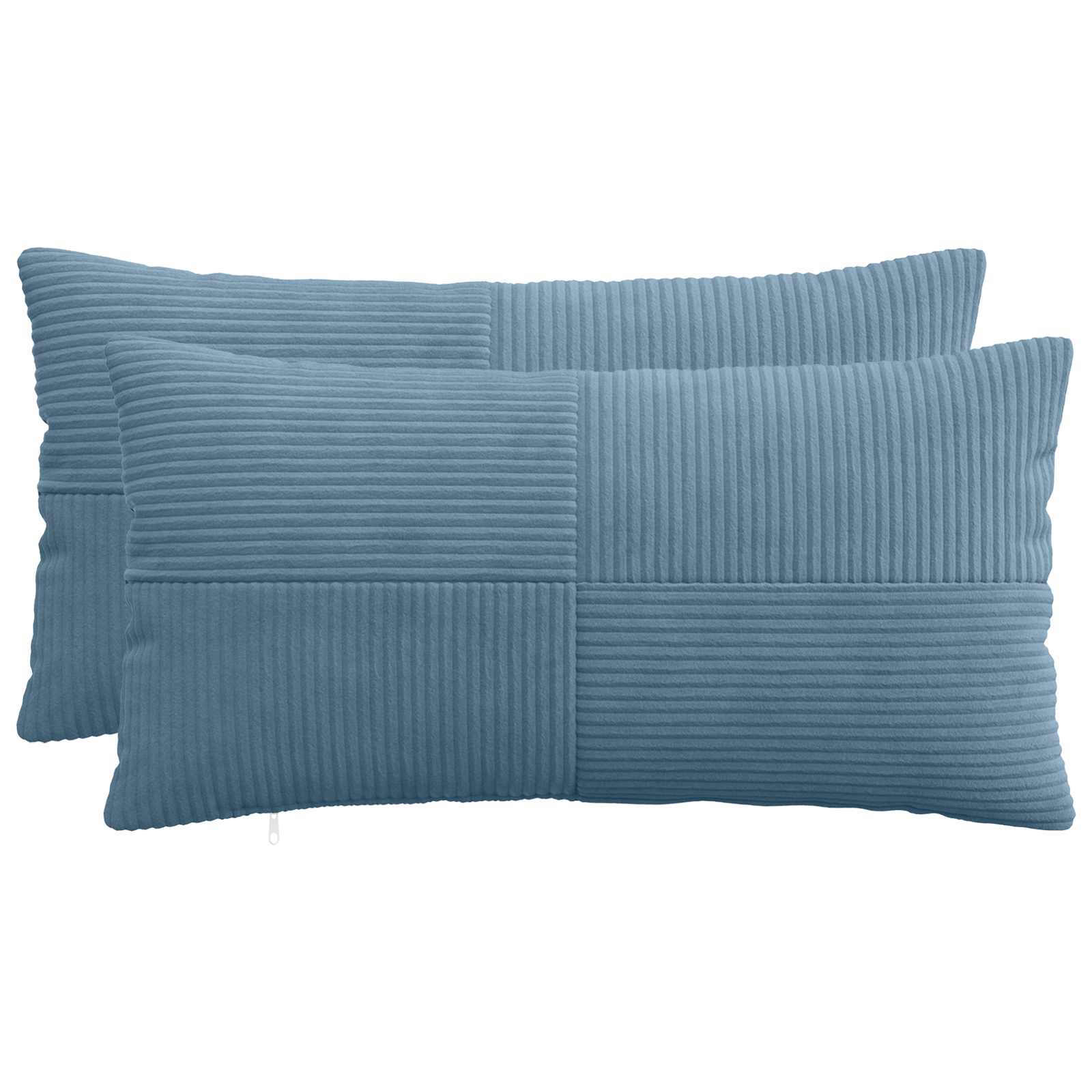 Kussensloop 2 pcs ALMELO Blauw 40 x 70 cm corduroy image 1