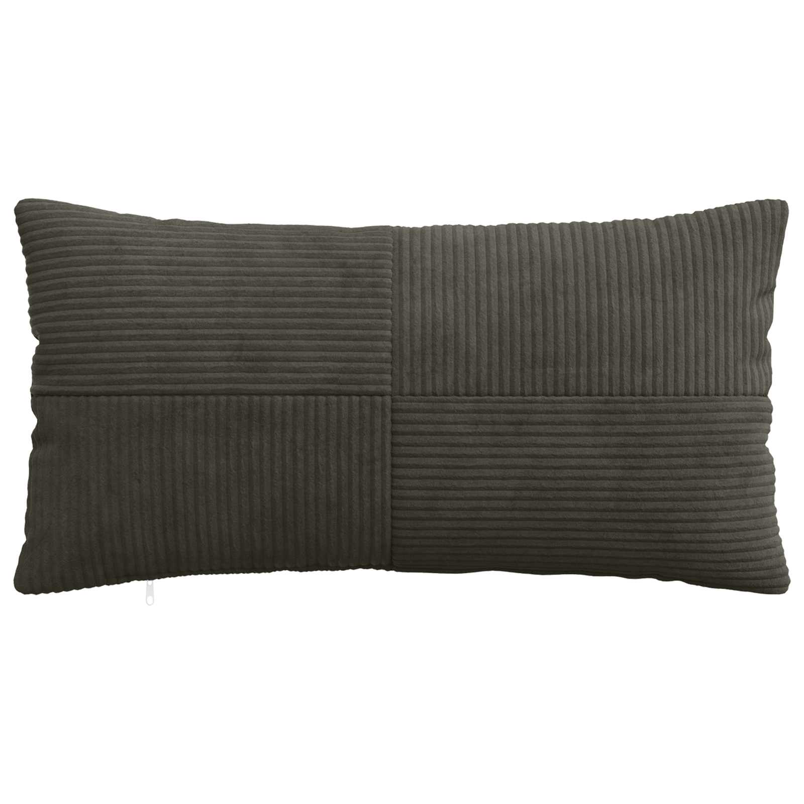 Kussensloop 2 pcs ALMELO Antracietkleurig 40 x 70 cm corduroy image 2