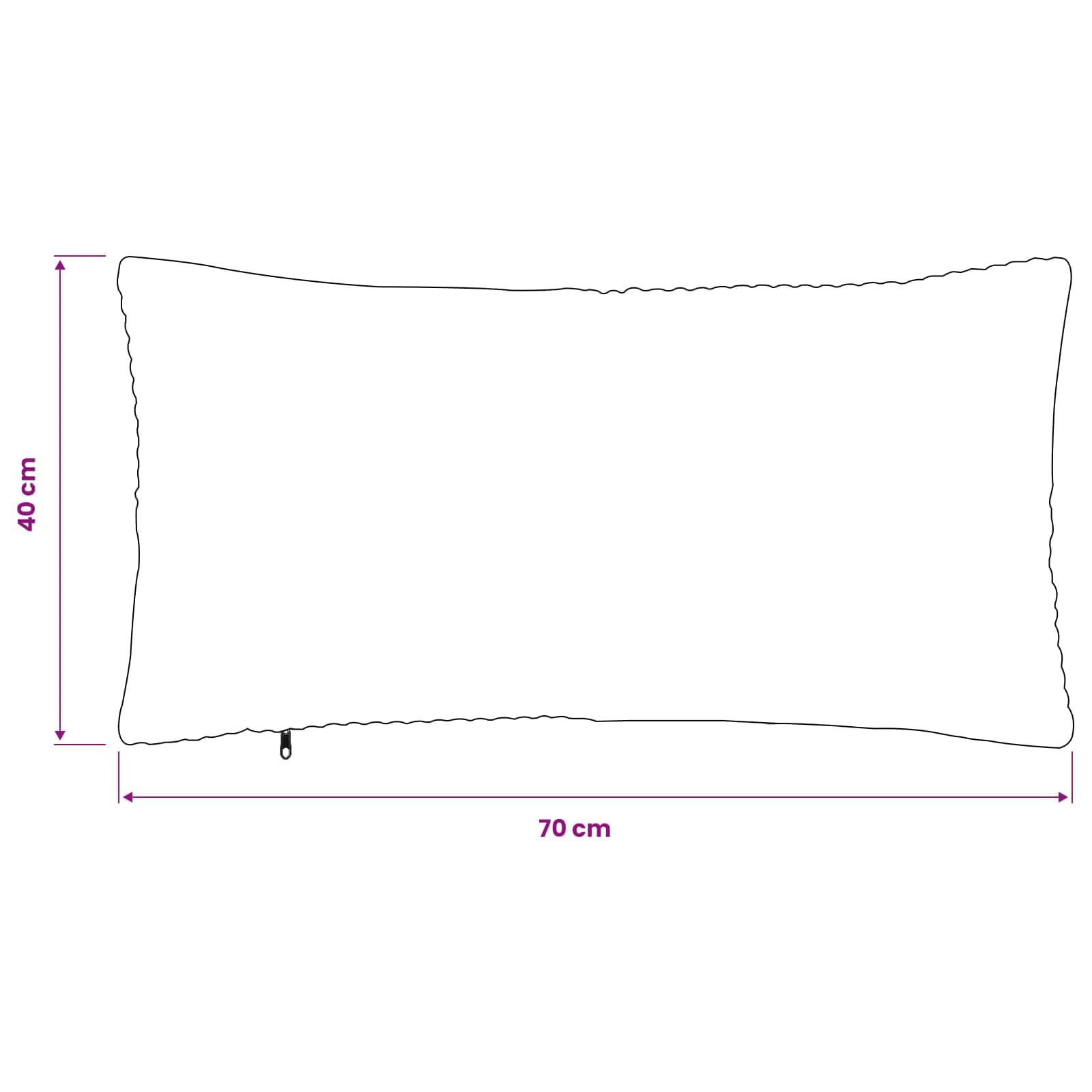 Kussensloop 6 pcs ALMELO Antracietkleurig 40 x 70 cm corduroy image 9