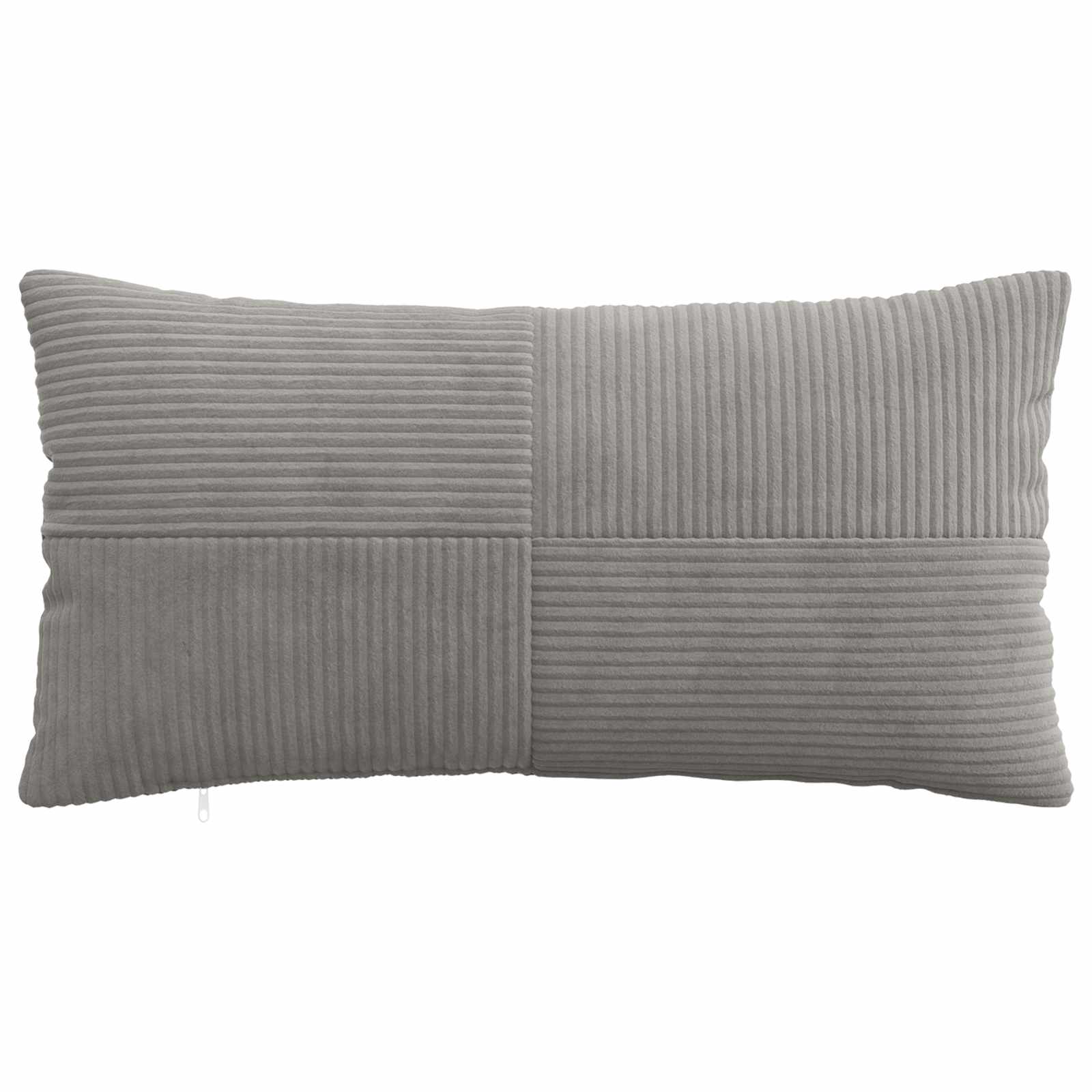Kussensloop 6 pcs ALMELO Lichtgrijs 40 x 80 cm corduroy image 2
