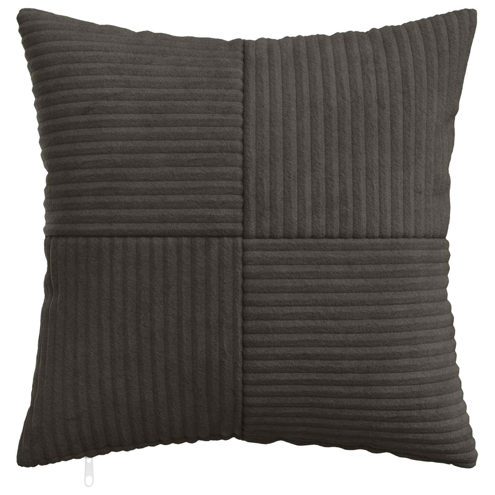 Kussensloop 2 pcs ALMELO Antracietkleurig 45 x 45 cm corduroy image 2