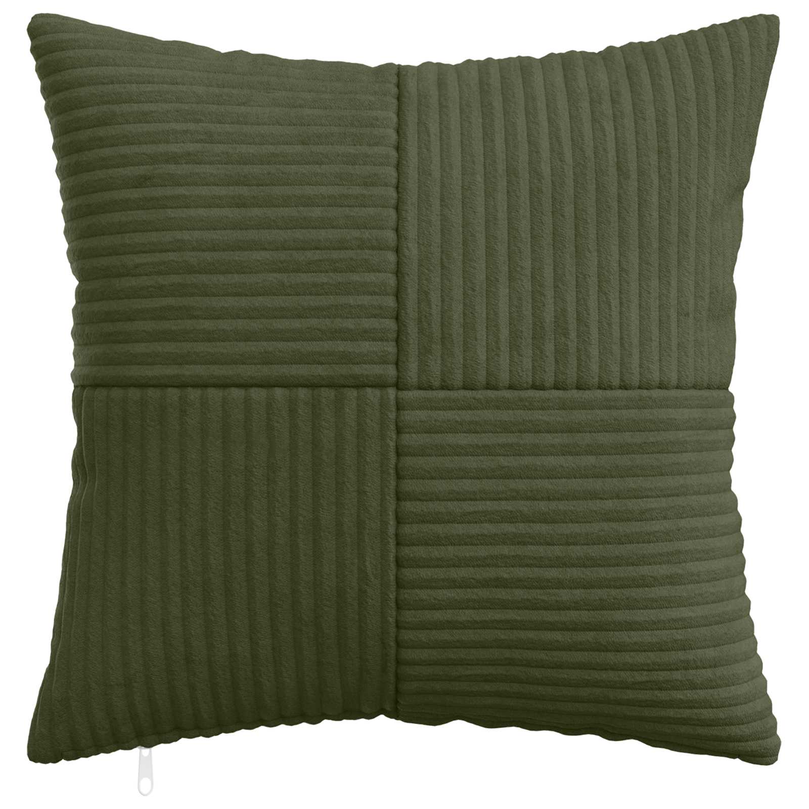 Kussensloop 6 pcs ALMELO Groen 45 x 45 cm corduroy image 2