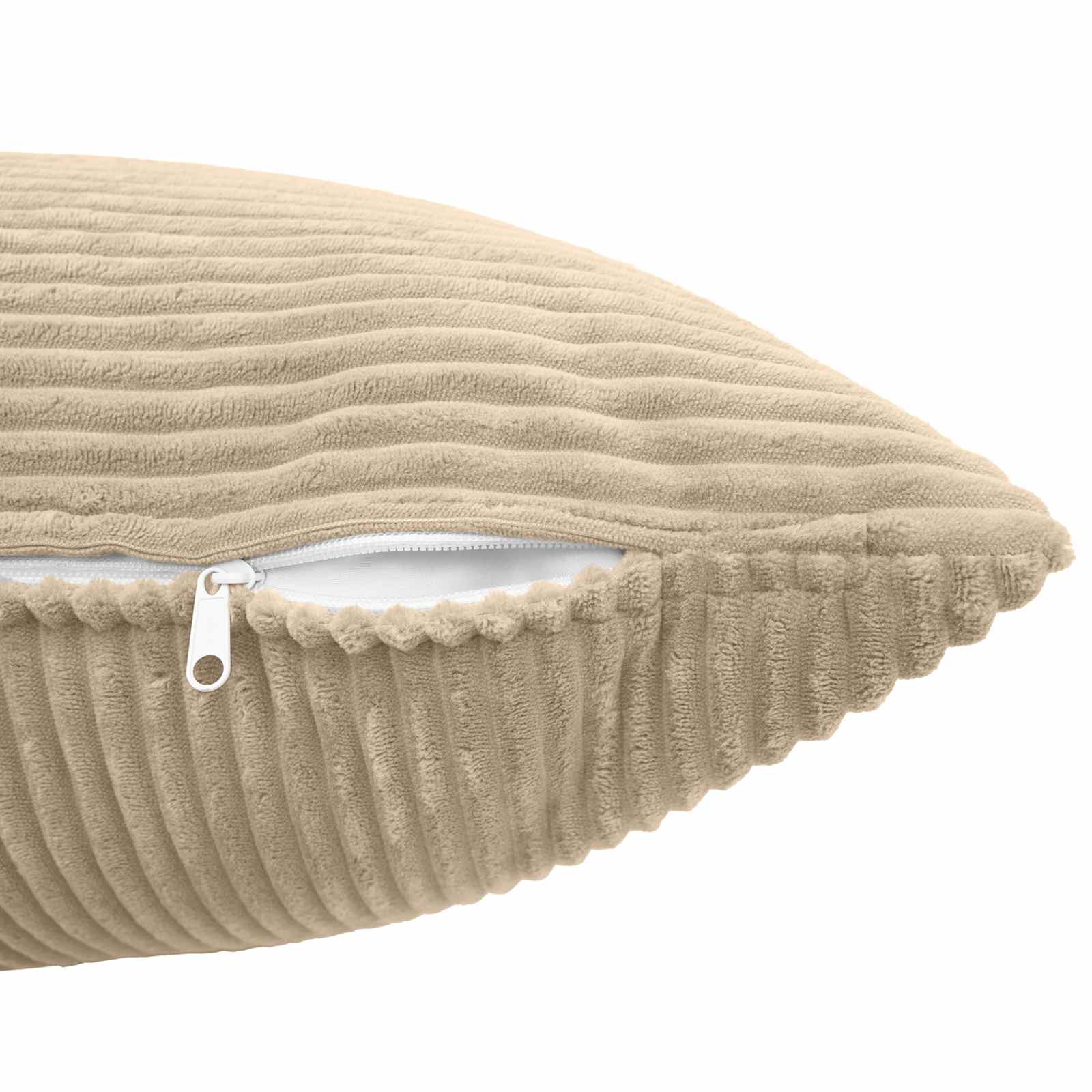 Kussensloop 6 pcs ALMELO Taupe 45 x 45 cm corduroy image 5