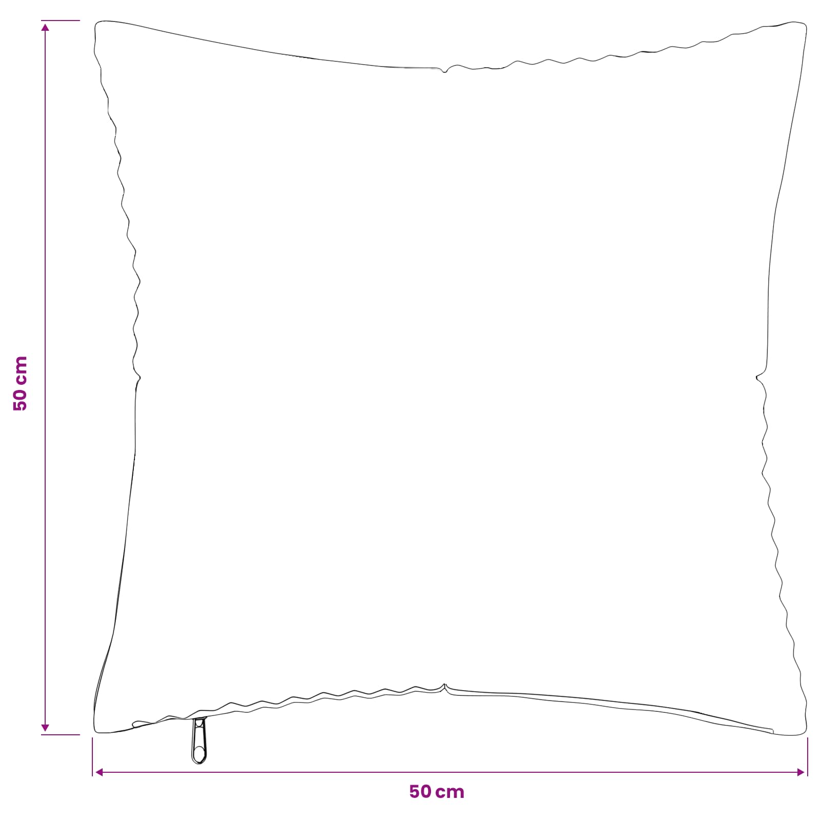 Kussensloop 2 pcs ALMELO Geel 50 x 50 cm corduroy image 9