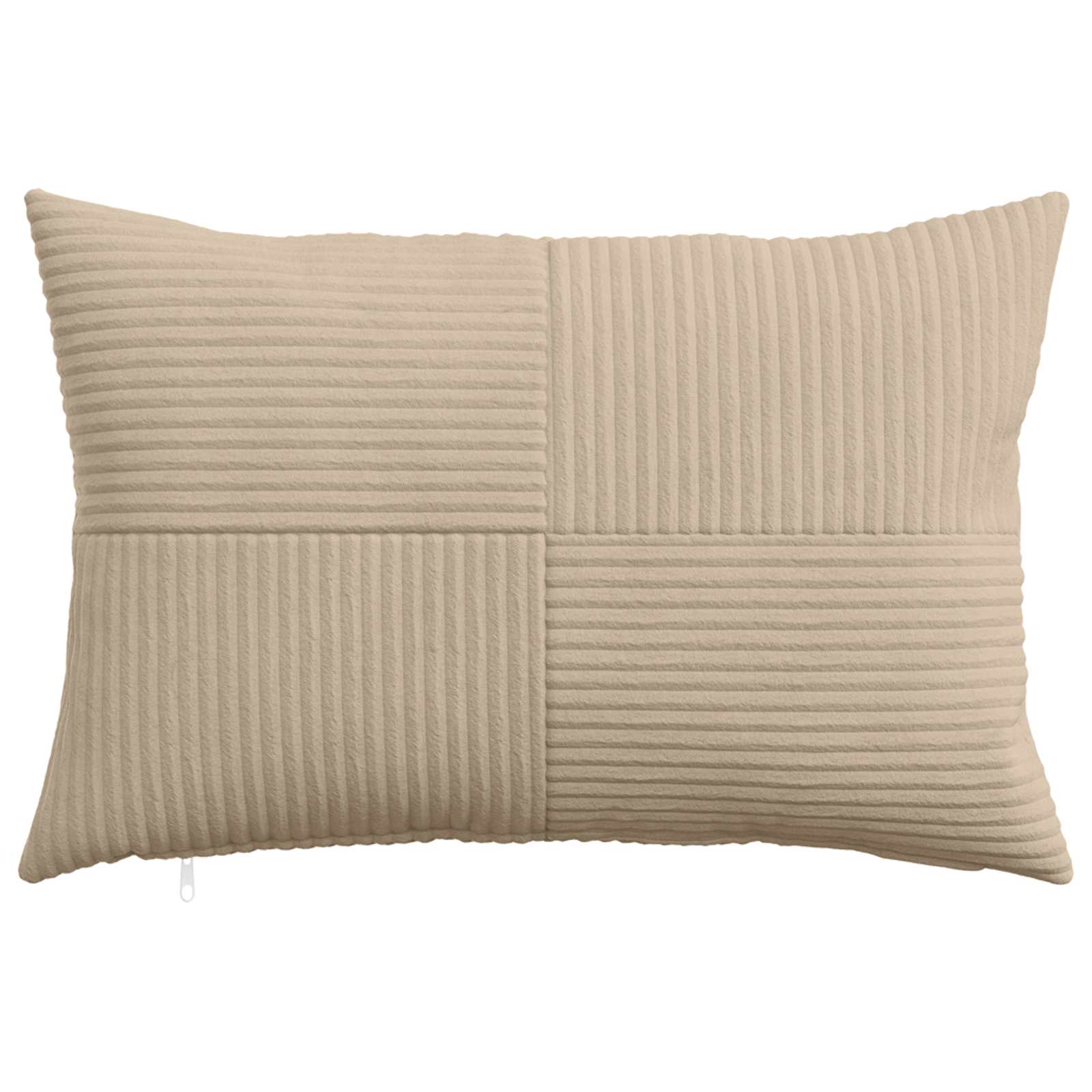 Kussensloop 2 pcs ALMELO Taupe 50 x 70 cm corduroy image 2