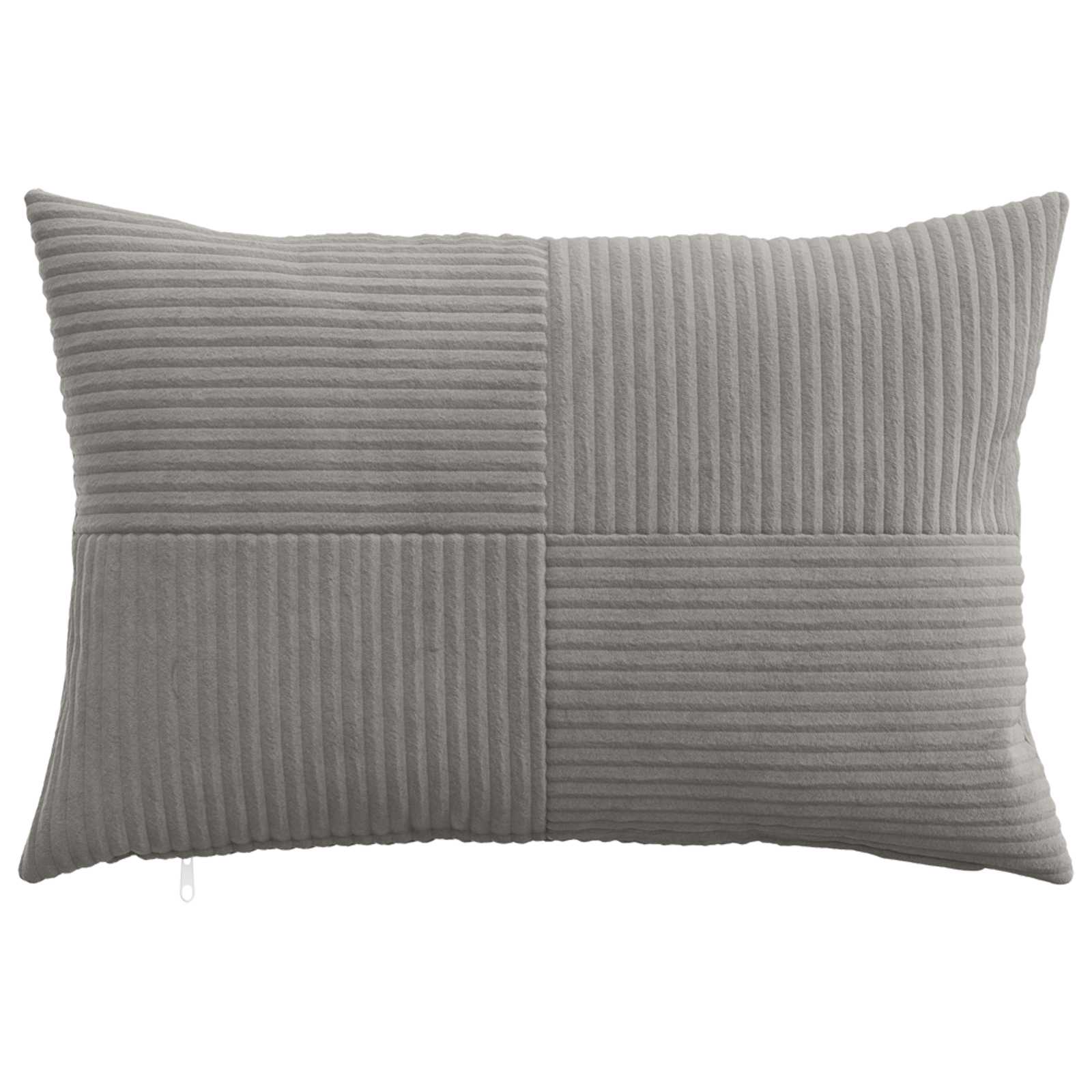 Kussensloop 6 pcs ALMELO Lichtgrijs 50 x 75 cm corduroy image 2