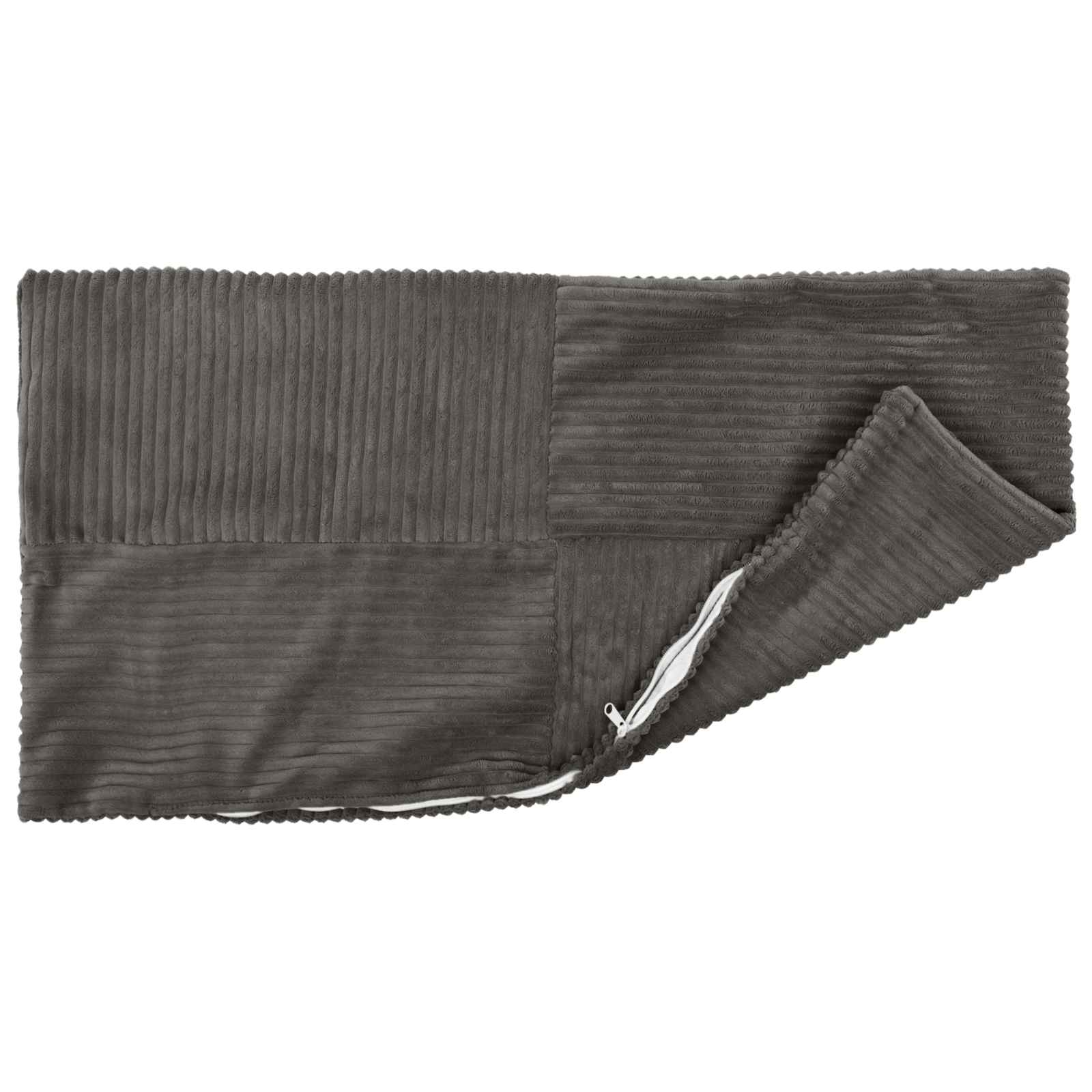 Kussensloop 6 pcs ALMELO Donkergrijs 50 x 75 cm corduroy image 3