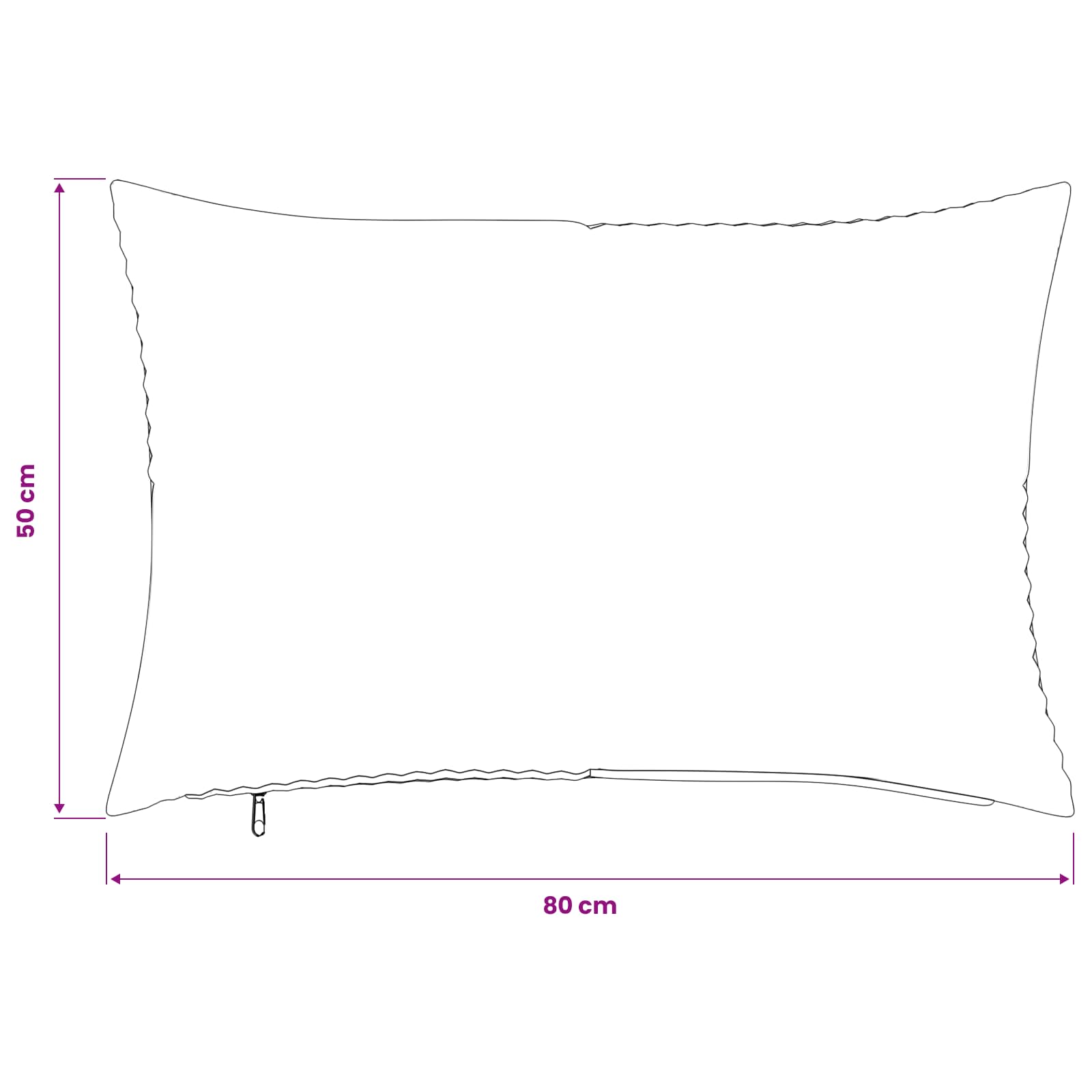 Kussensloop 2 pcs ALMELO Geel 50 x 80 cm corduroy image 9