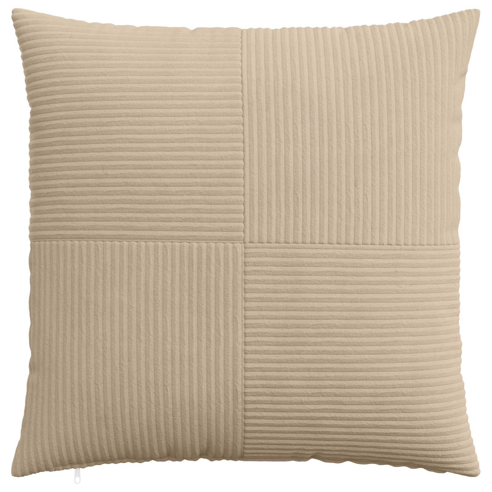 Kussensloop 2 pcs ALMELO Taupe 60 x 60 cm corduroy image 2