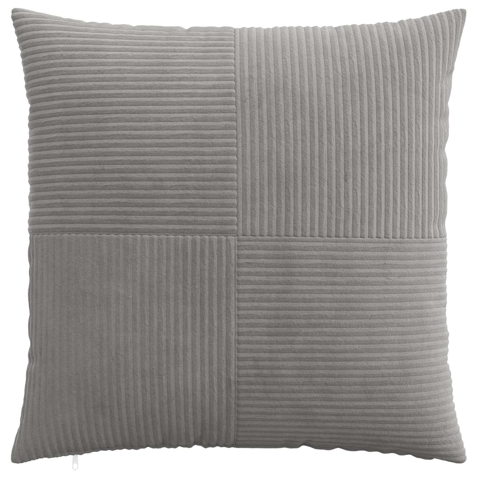 Kussensloop 6 pcs ALMELO Lichtgrijs 70 x 70 cm corduroy image 2