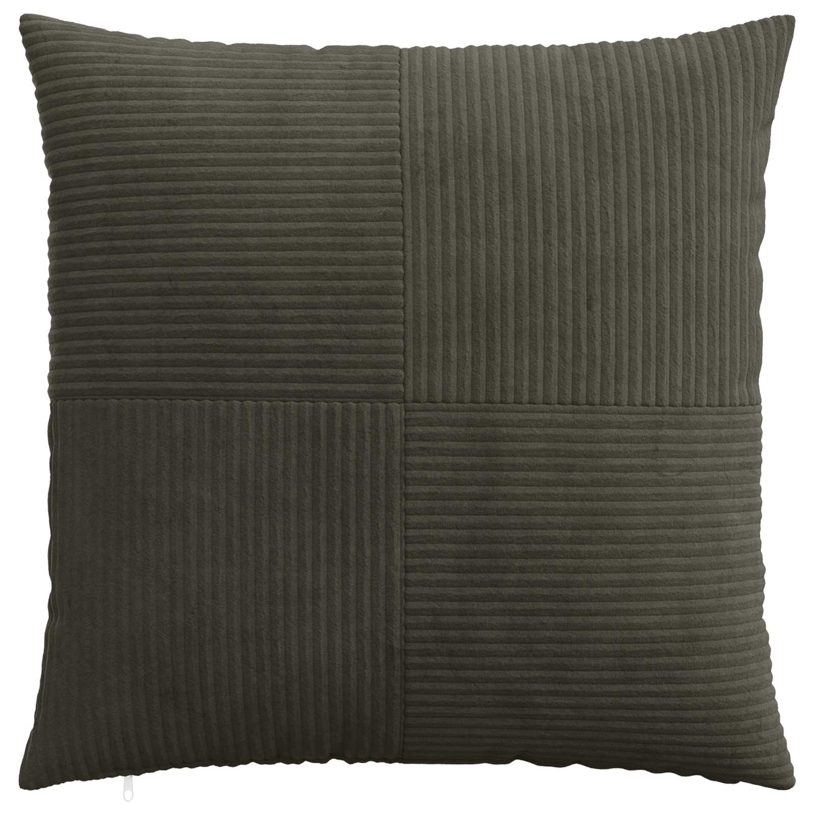 Kussensloop 2 pcs ALMELO Antracietkleurig 70 x 70 cm corduroy image 2