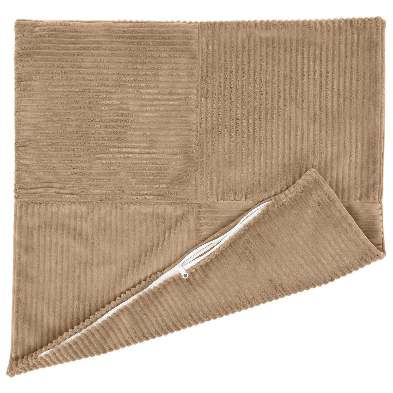 Kussensloop 2 pcs ALMELO Bruin 70 x 70 cm corduroy image 3