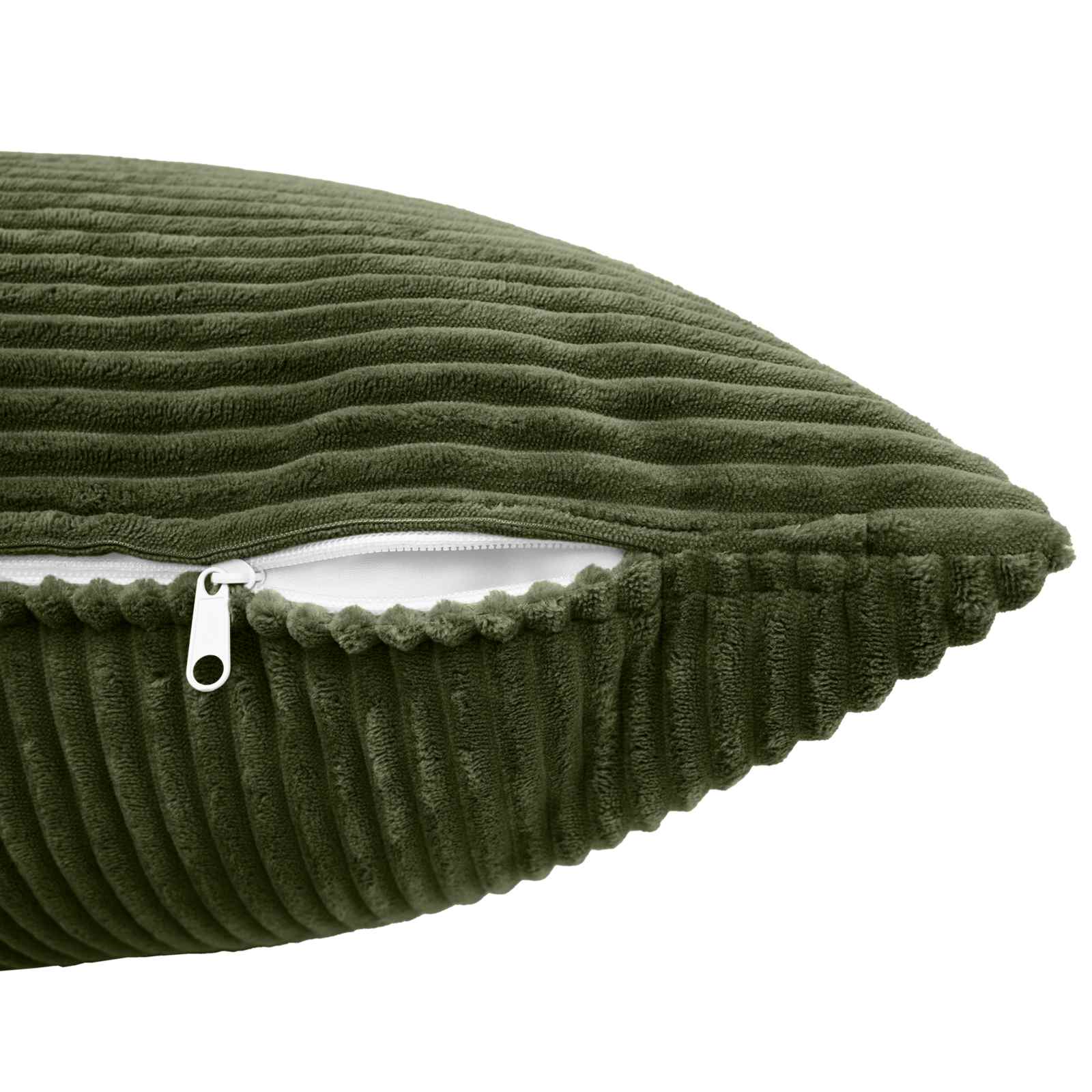 Kussensloop 6 pcs ALMELO Groen 70 x 70 cm corduroy image 5