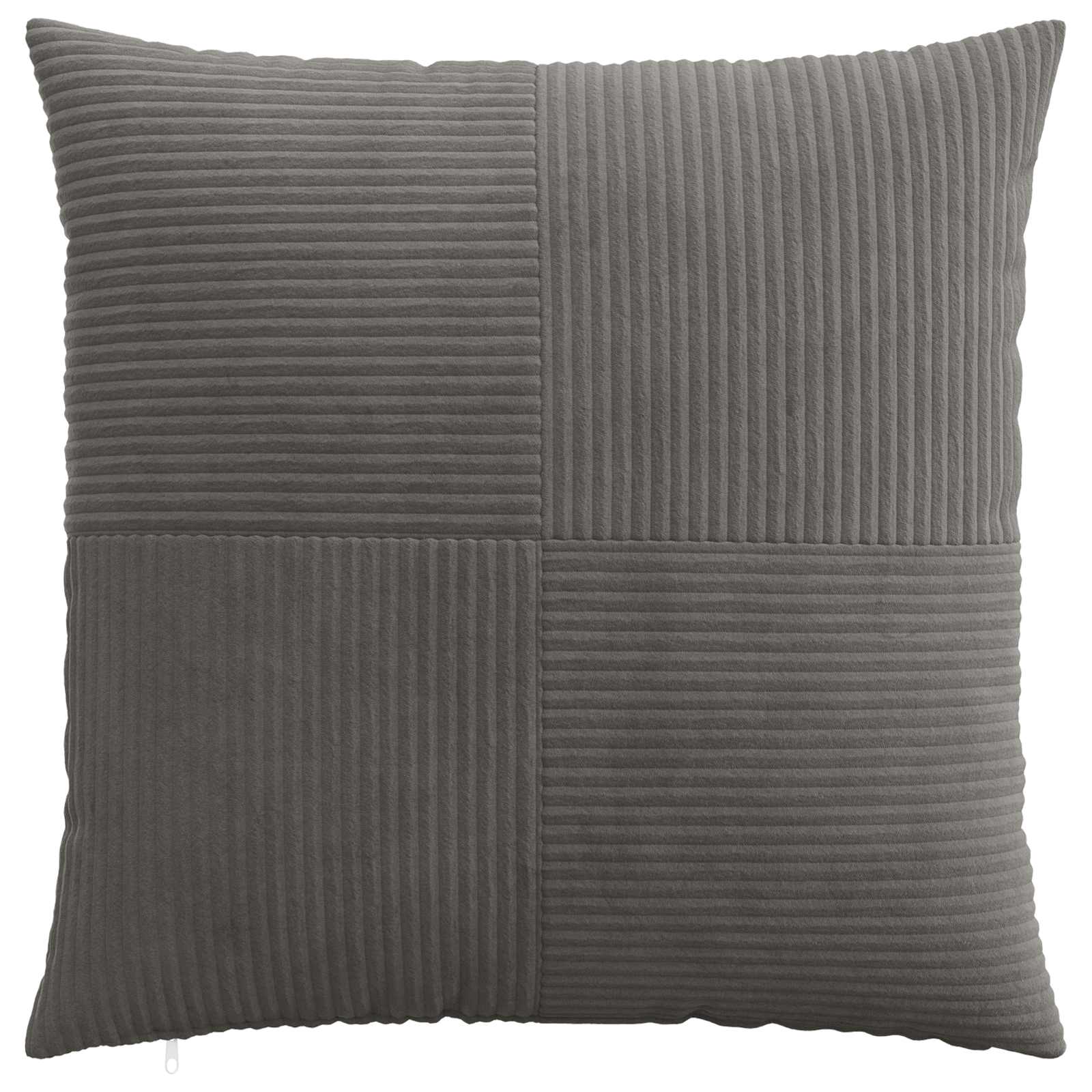Kussensloop 6 pcs ALMELO Donkergrijs 80 x 80 cm corduroy image 2