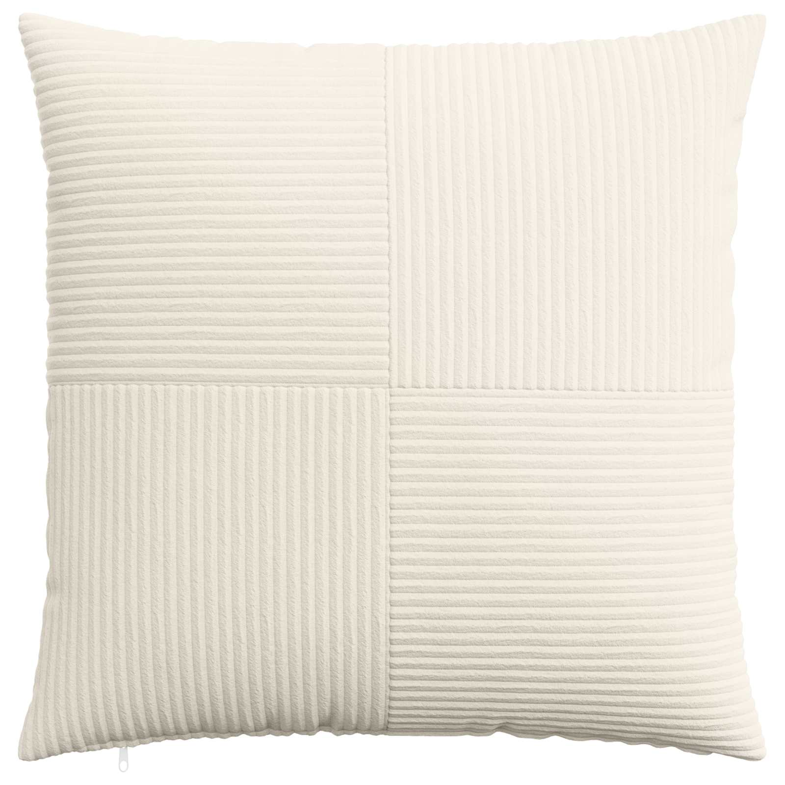 Kussensloop 2 pcs ALMELO Crèmekleurig 80 x 80 cm corduroy image 2