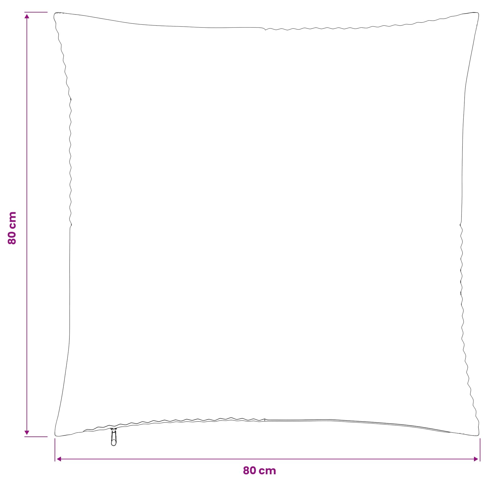 Kussensloop 2 pcs ALMELO Rood-oranje 80 x 80 cm corduroy image 9